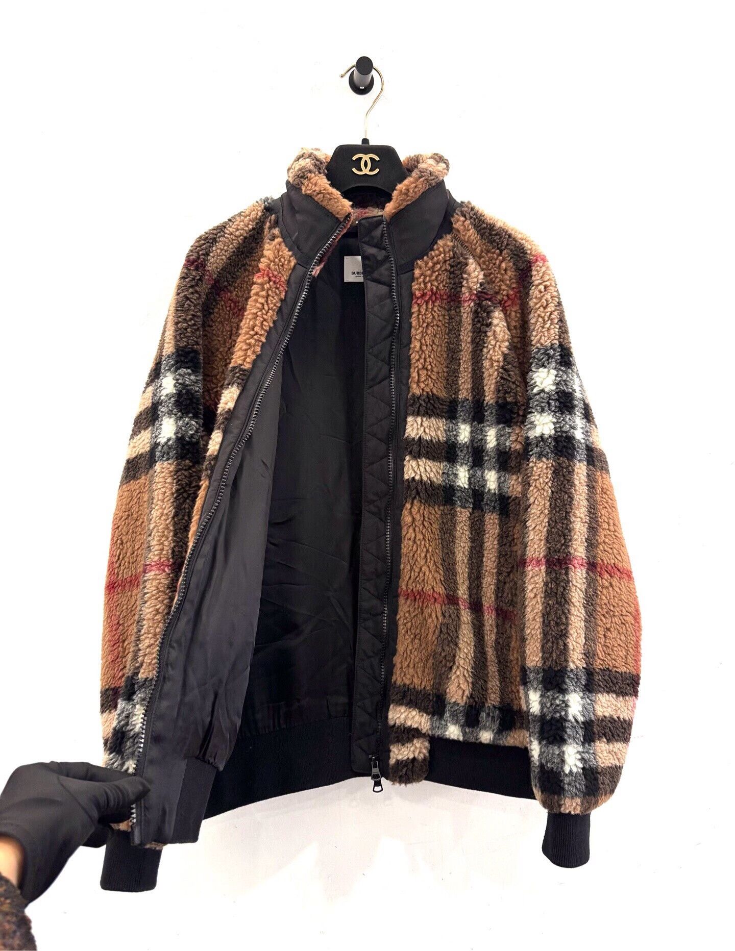 Burberry Burberry Men's Brown Check Logo Jacket Size US M / EU 48-50 / 2 - 4 Thumbnail