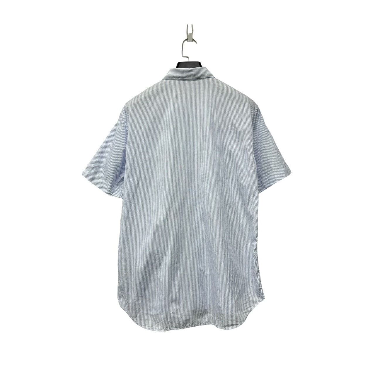 Dior Dior Blue Stripe Embroidered Logo Short-Sleeve Shirt Size US M / EU 48-50 / 2 - 2 Thumbnail