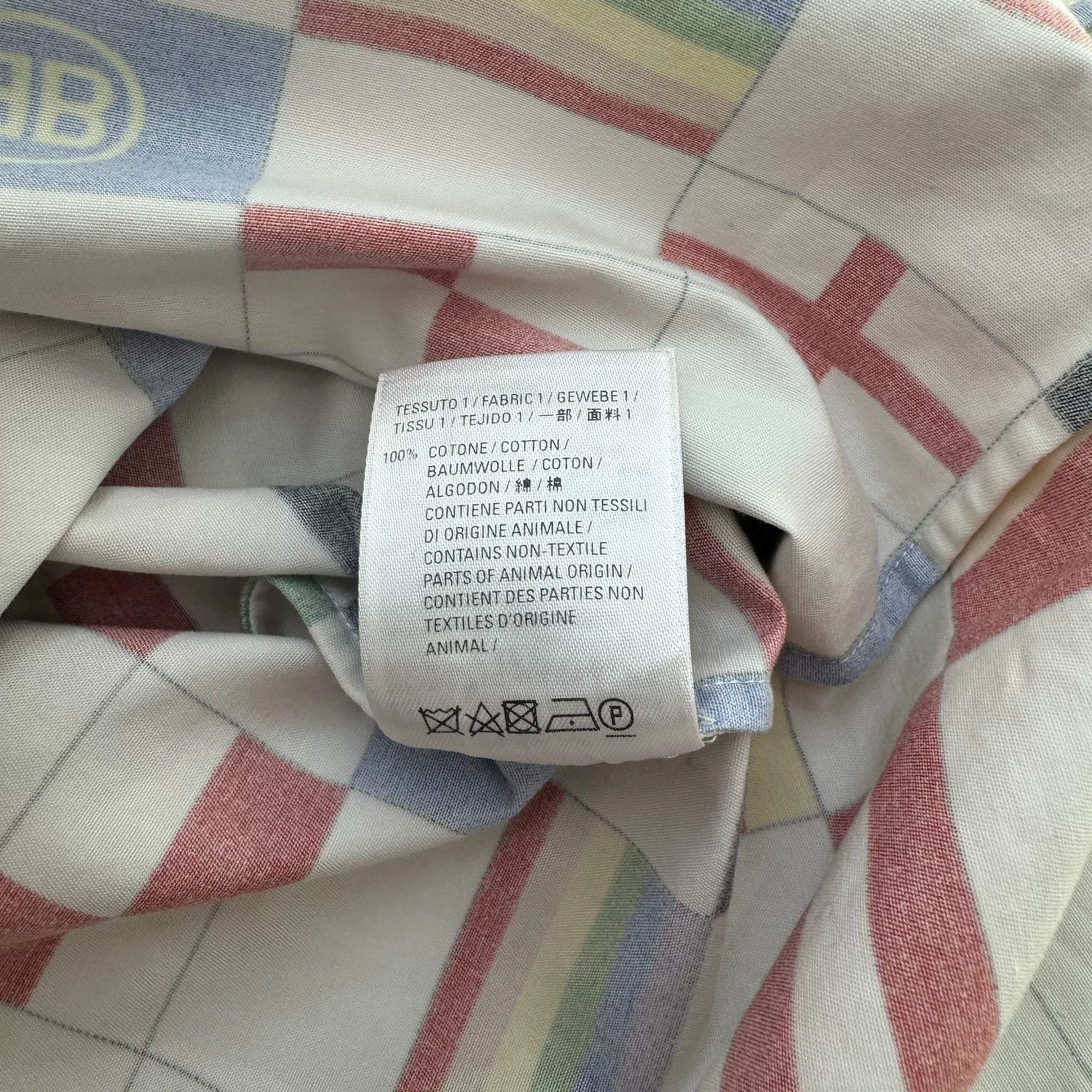 Balenciaga Balenciaga Flag Print Short Sleeve Shirt Size US M / EU 48-50 / 2 - 8 Thumbnail