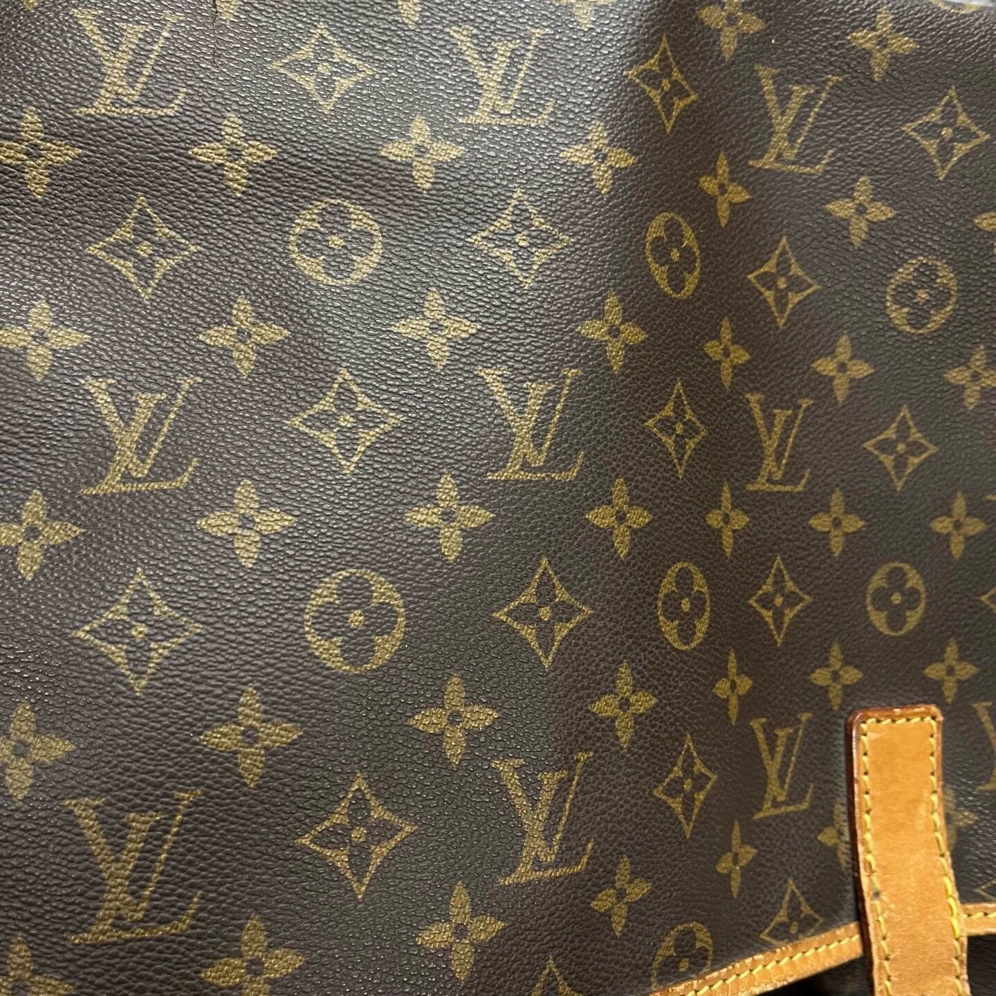 Louis Vuitton Beige Patterned Satchel Briefcase Bag Size ONE SIZE - 3 Thumbnail