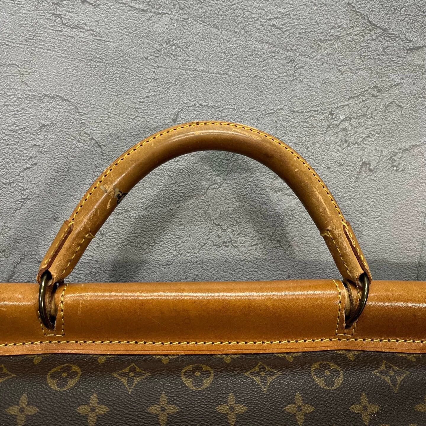 Louis Vuitton Beige Patterned Satchel Briefcase Bag Size ONE SIZE - 5 Thumbnail