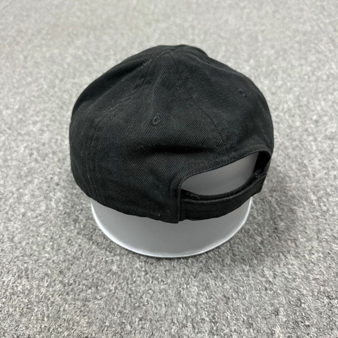 Balenciaga Black Embroidered Baseball Cap Size ONE SIZE - 3 Thumbnail