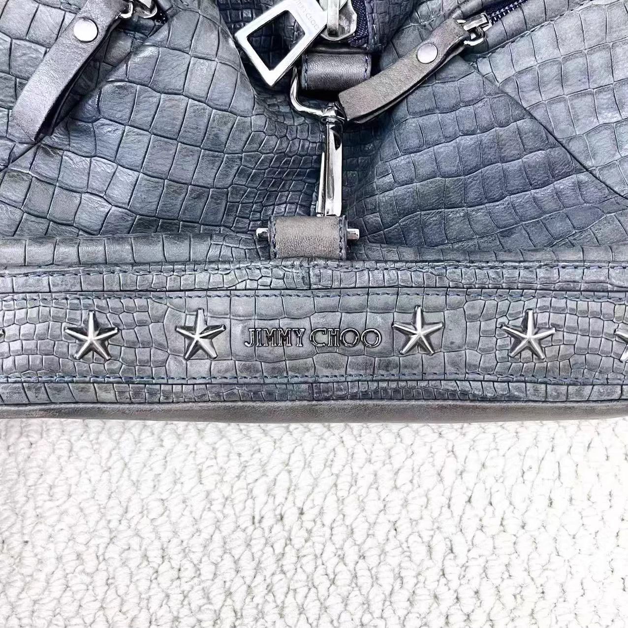 Jimmy Choo Black Leather Backpack with Star Studded Straps Size ONE SIZE - 2 Thumbnail