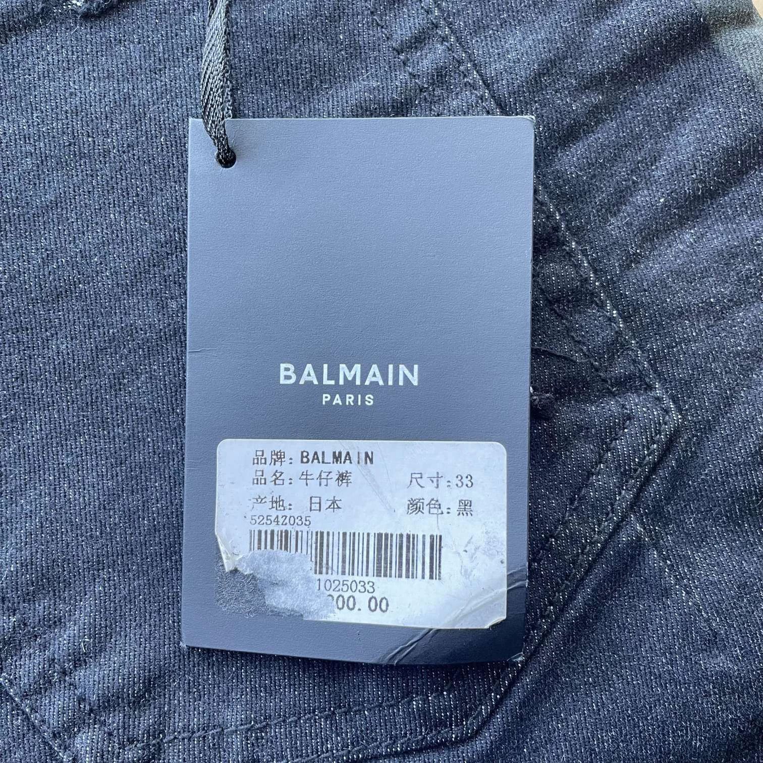 Balenciaga Distressed Black Denim Pants with Side Stripes Size US 32 / EU 48 - 4 Thumbnail