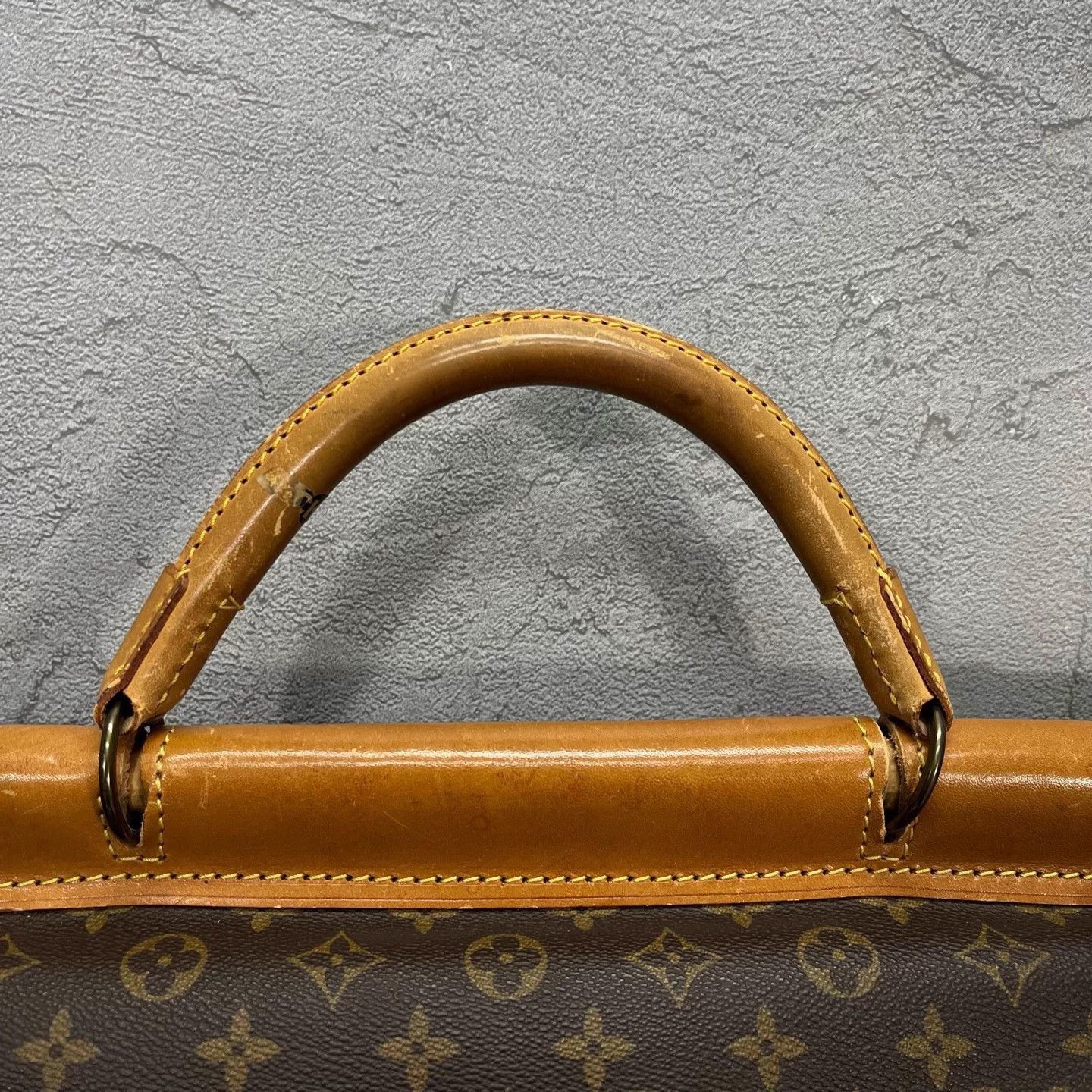 Louis Vuitton Brown Patterned Leather Briefcase Bag Size ONE SIZE - 5 Thumbnail