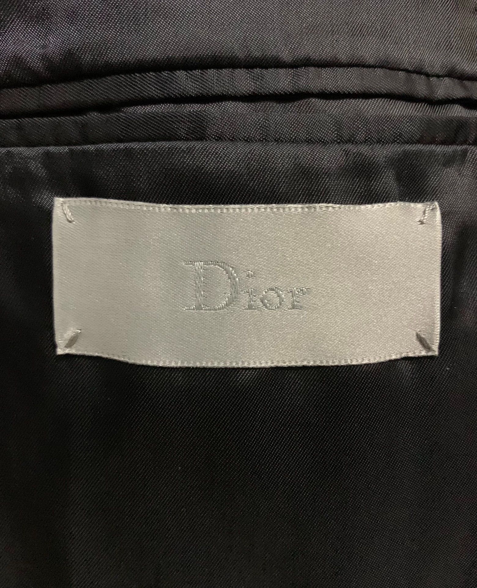 Dior Gray Handwriting Print Blazer Size US M / EU 48-50 / 2 - 4 Thumbnail
