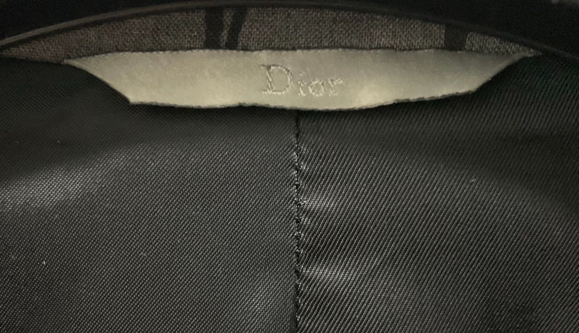 Dior Gray Handwriting Print Blazer Size US M / EU 48-50 / 2 - 3 Thumbnail