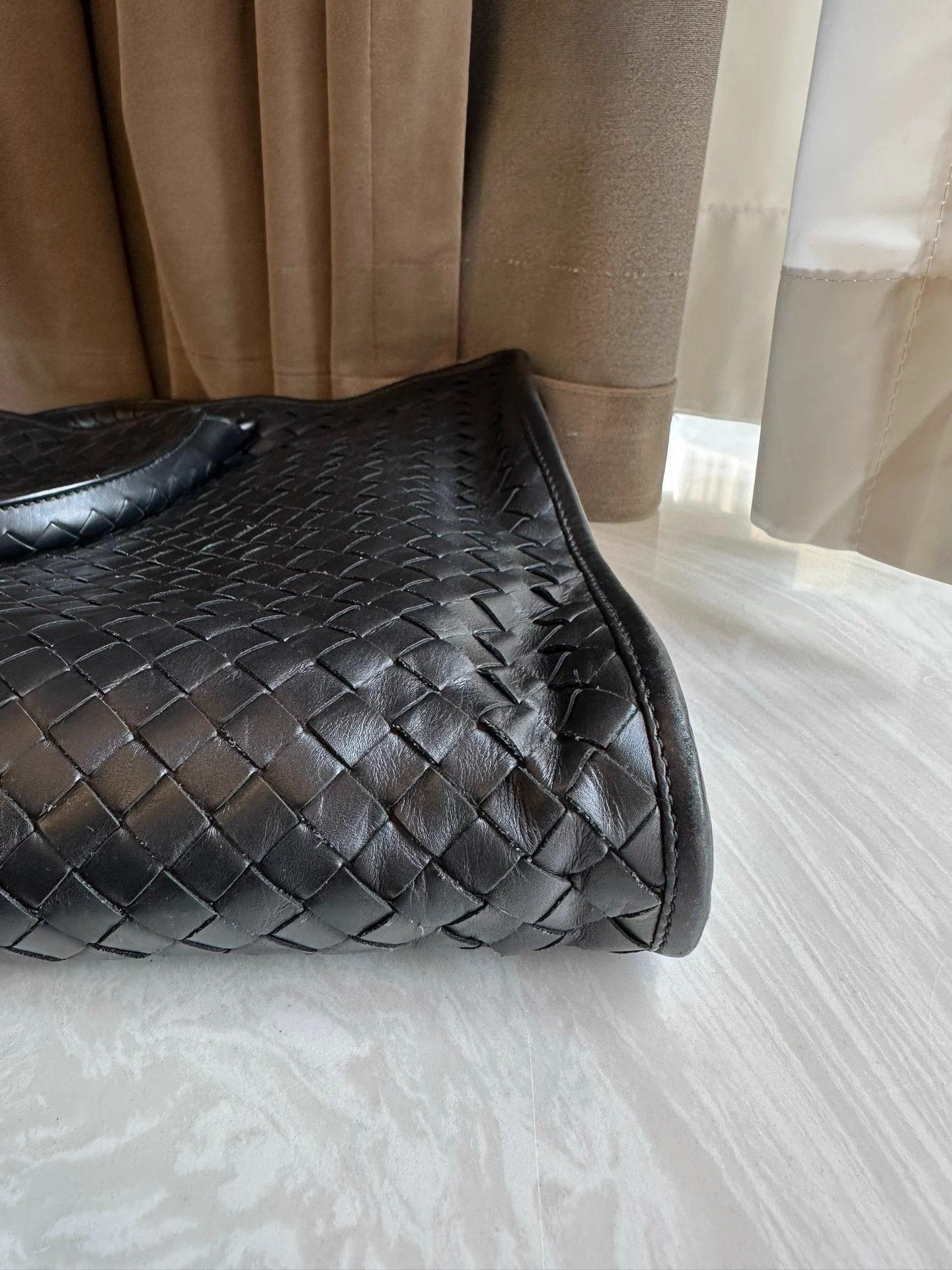 Bvlgari Black Woven Briefcase with Adjustable Strap Size ONE SIZE - 8 Thumbnail
