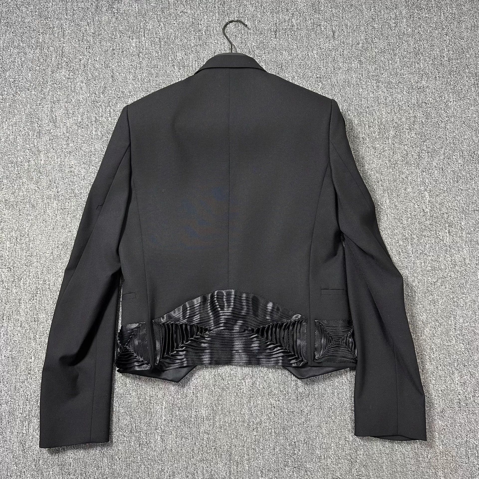 Dior Black Formal Fringe-Detailed Tailored Jacket Size US M / EU 48-50 / 2 - 4 Thumbnail