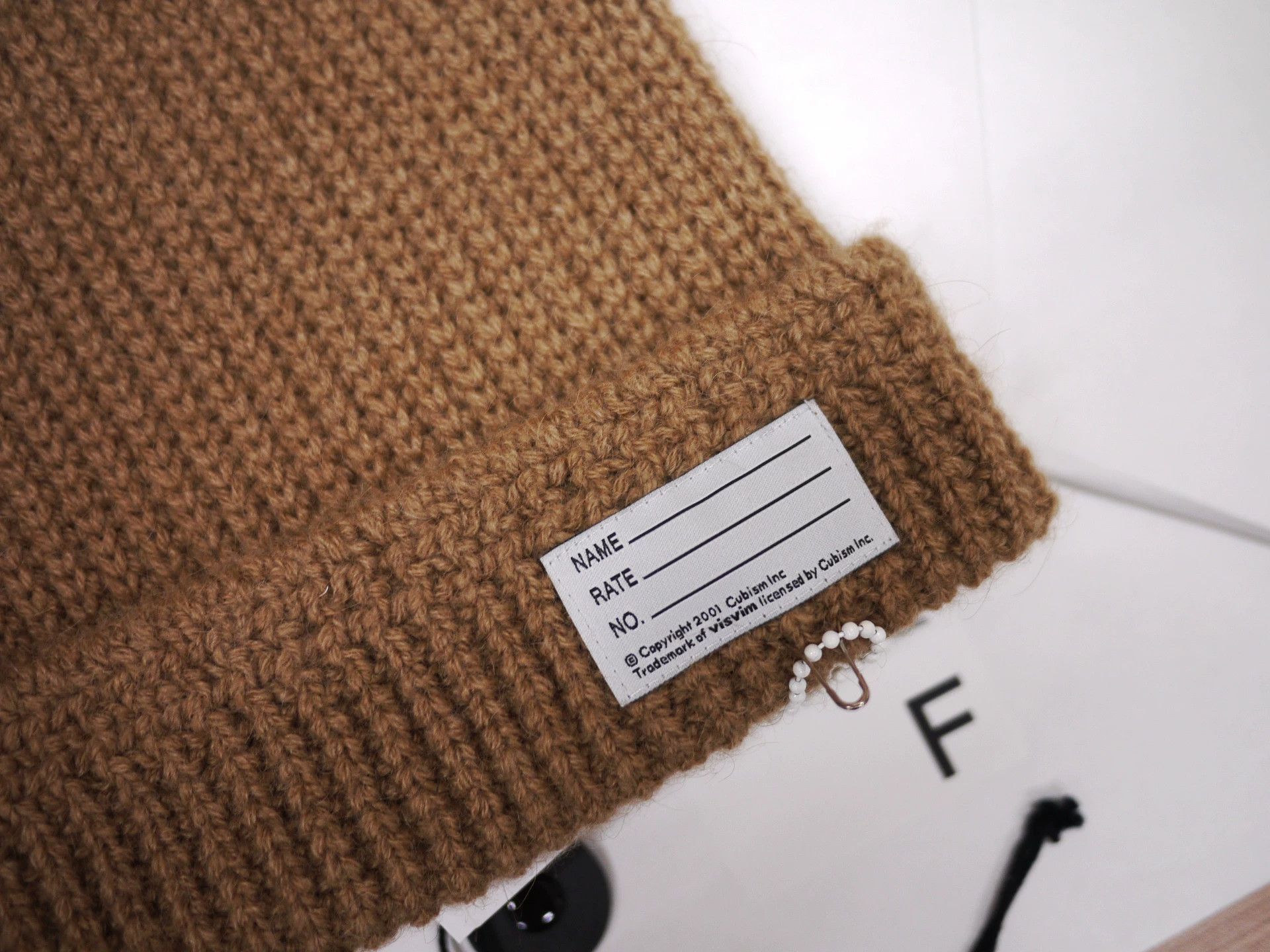 Visvim Brown Knit Beanie Hat Size ONE SIZE - 4 Thumbnail