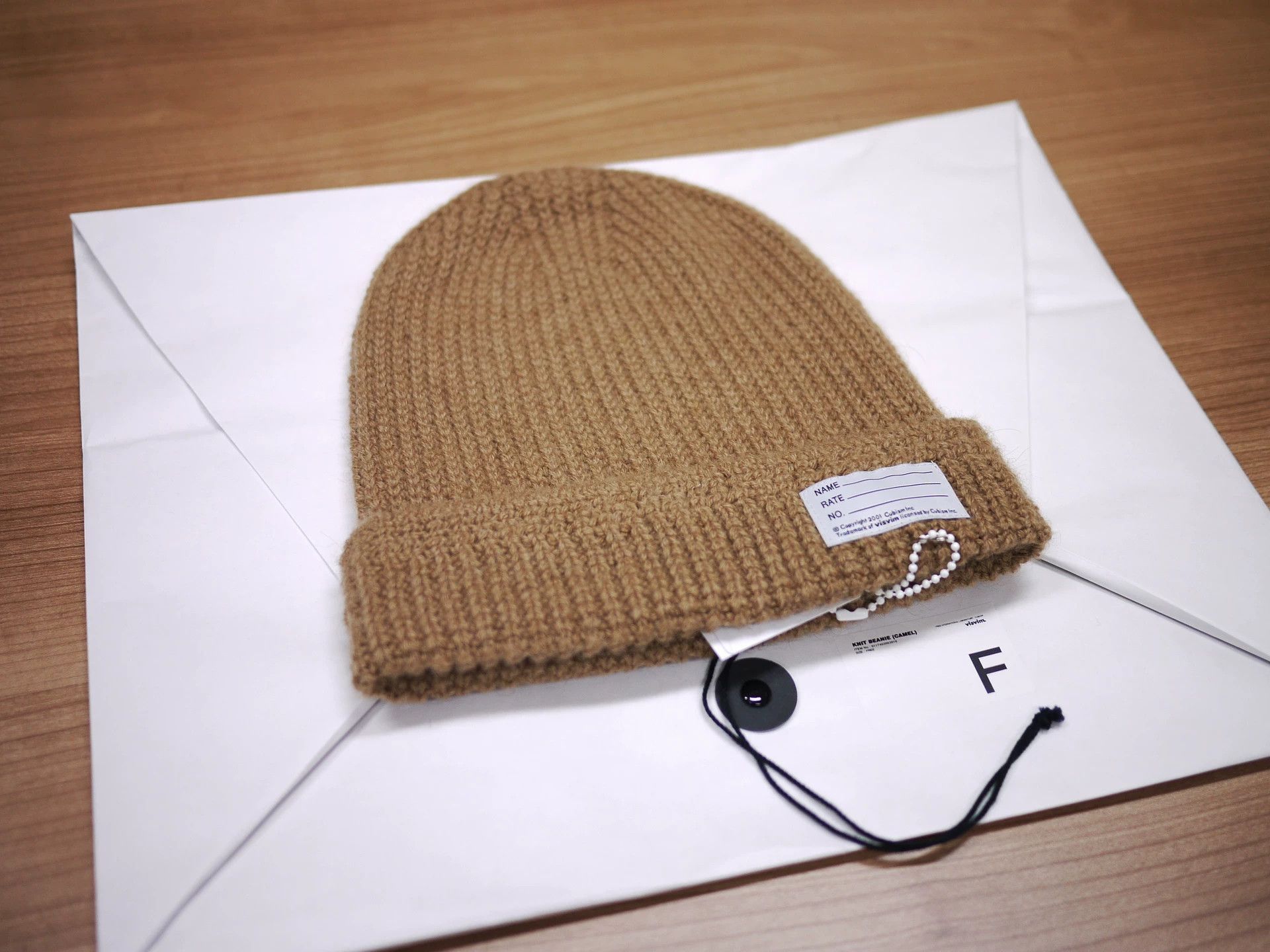 Visvim Brown Knit Beanie Hat Size ONE SIZE - 2 Thumbnail