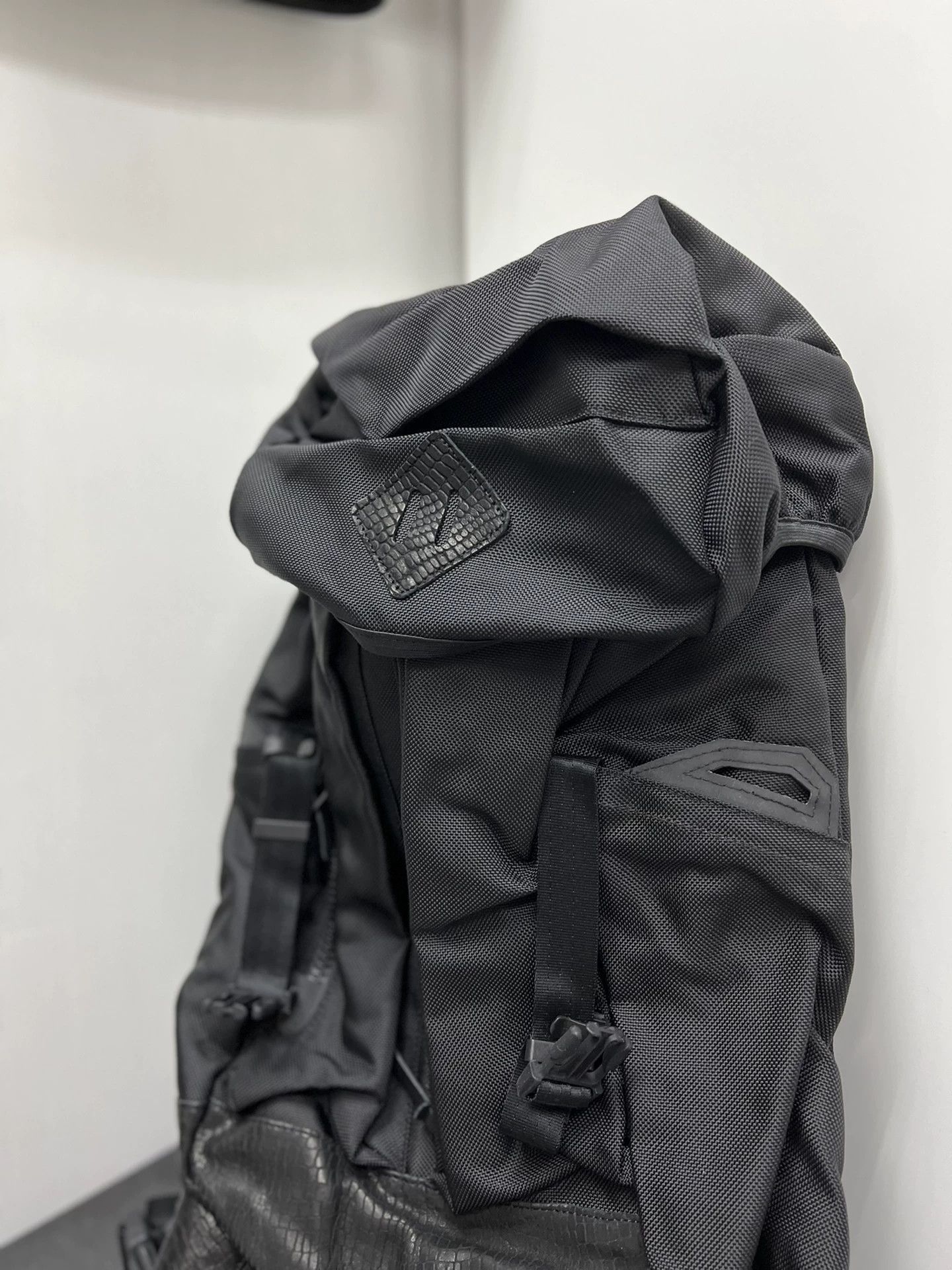 Visvim Black Backpack with Textured Accents Size ONE SIZE - 3 Thumbnail