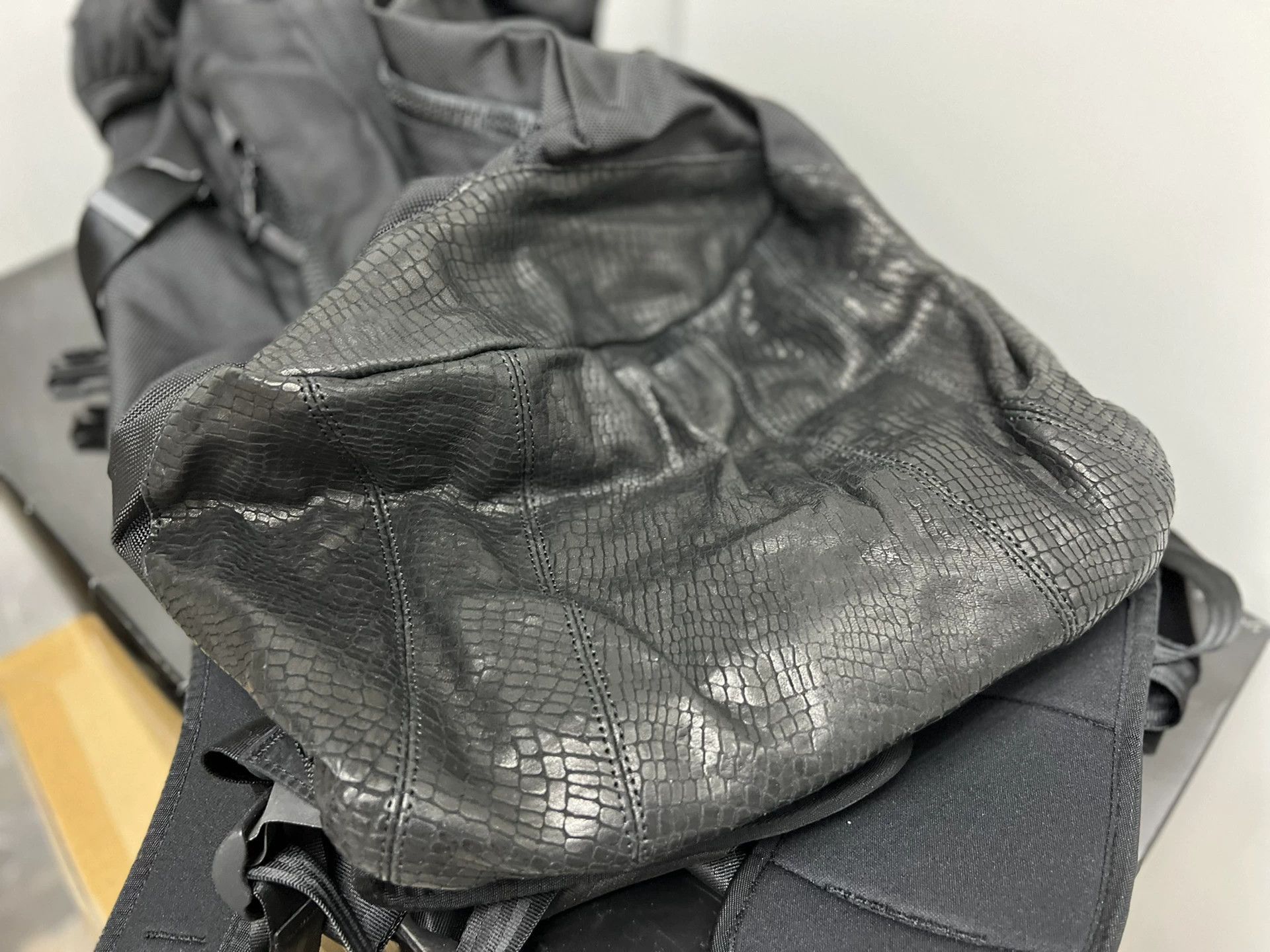 Visvim Black Backpack with Textured Accents Size ONE SIZE - 7 Thumbnail