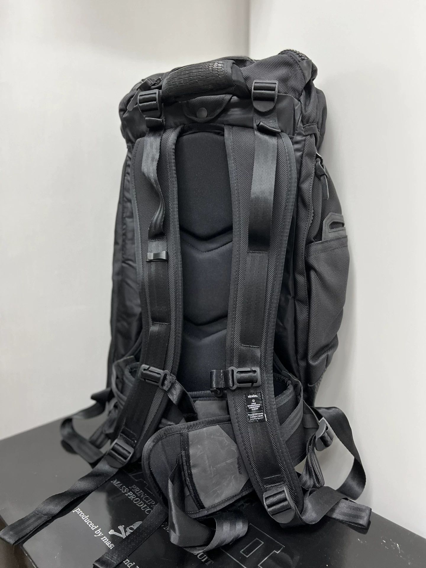 Visvim Black Backpack with Textured Accents Size ONE SIZE - 5 Thumbnail