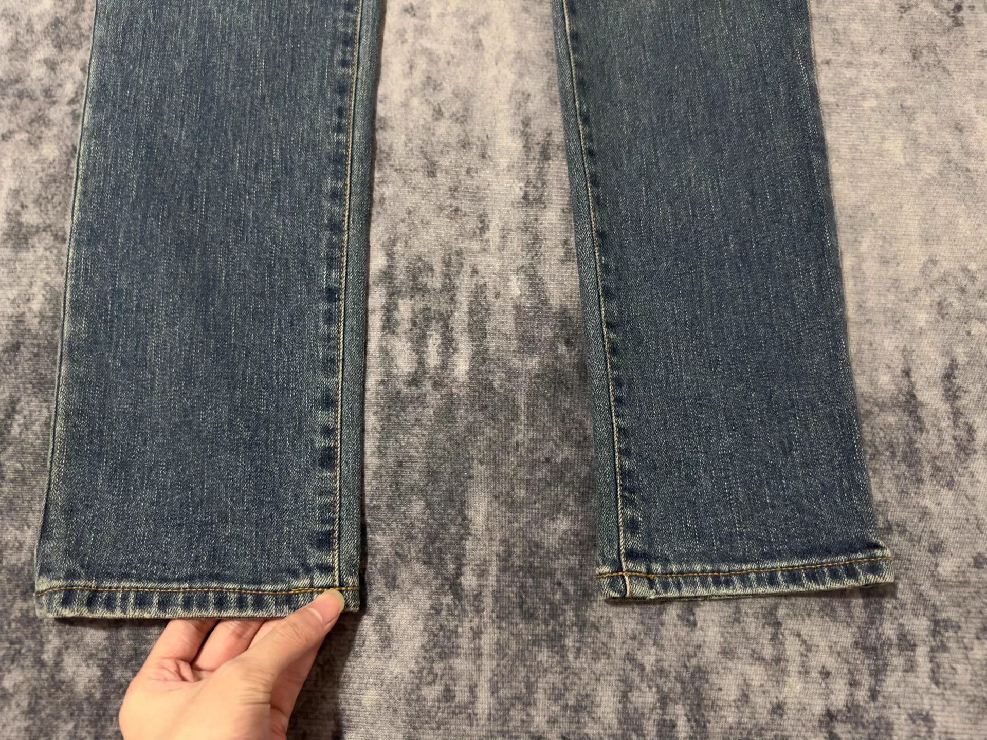 Saint Laurent Paris Blue Distressed Denim Jeans Size US 29 - 5 Thumbnail