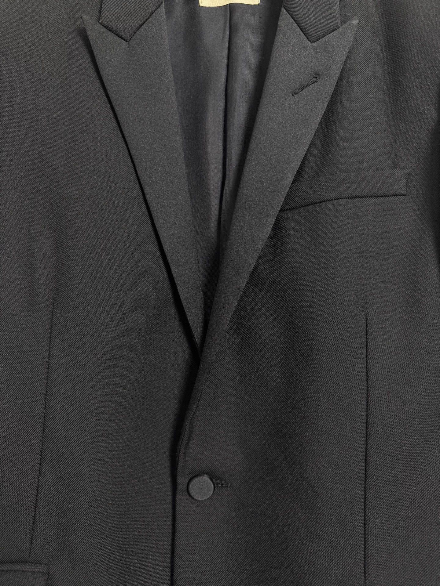 Saint Laurent Paris Black Single-Button Blazer Size US M / EU 48-50 / 2 - 3 Thumbnail