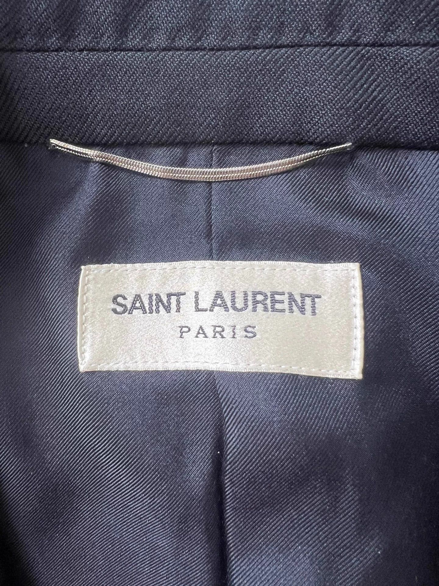 Saint Laurent Paris Black Single-Button Blazer Size US M / EU 48-50 / 2 - 4 Thumbnail