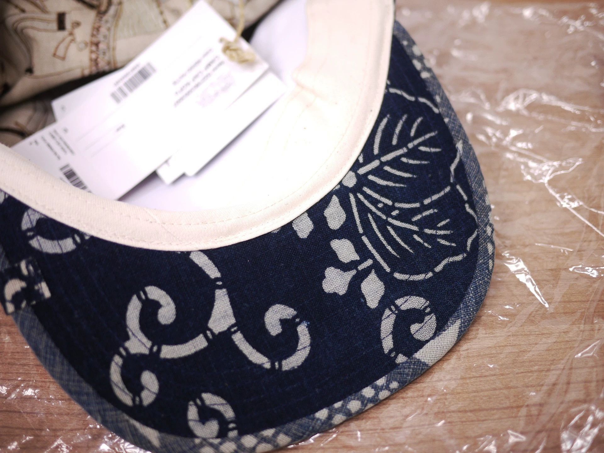 Visvim Blue Indigo Patterned Cap Size ONE SIZE - 5 Thumbnail