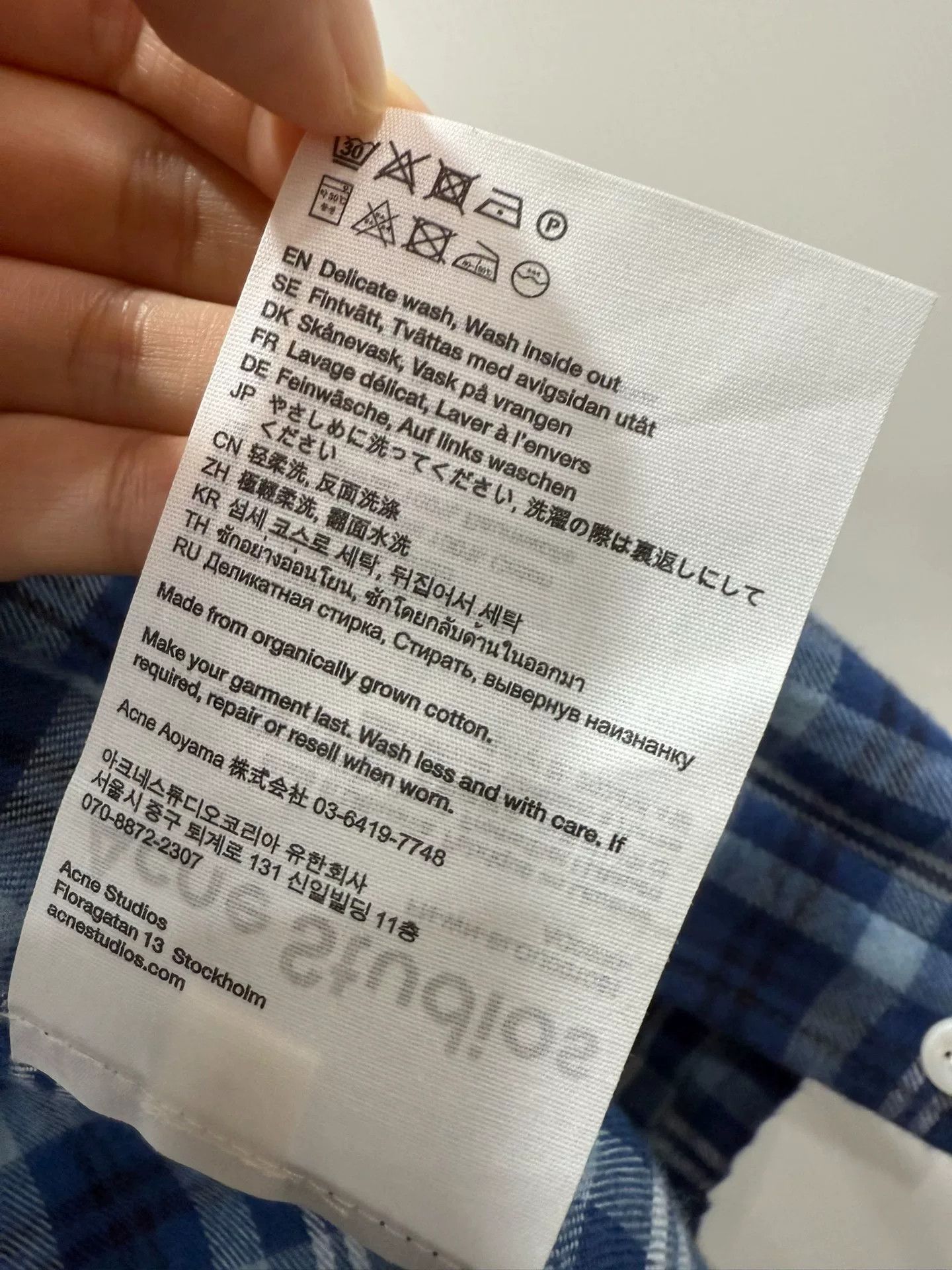 Acne Studios Acne Studios Plaid Jacket Size 30 Size XXS / US 00 / IT 34 - 4 Thumbnail