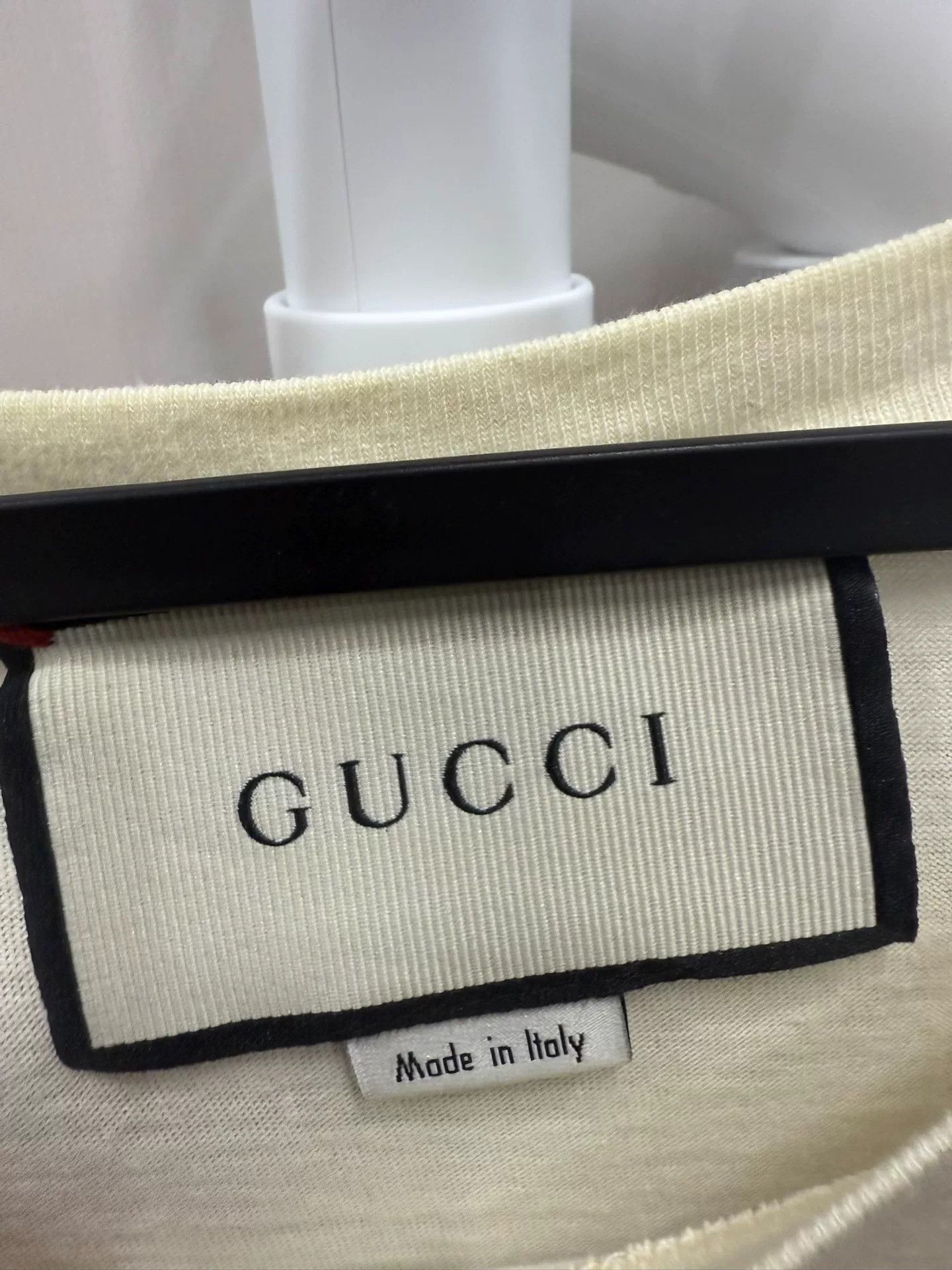 Gucci Gucci Men's Short Sleeve Logo Tee Size US M / EU 48-50 / 2 - 2 Thumbnail