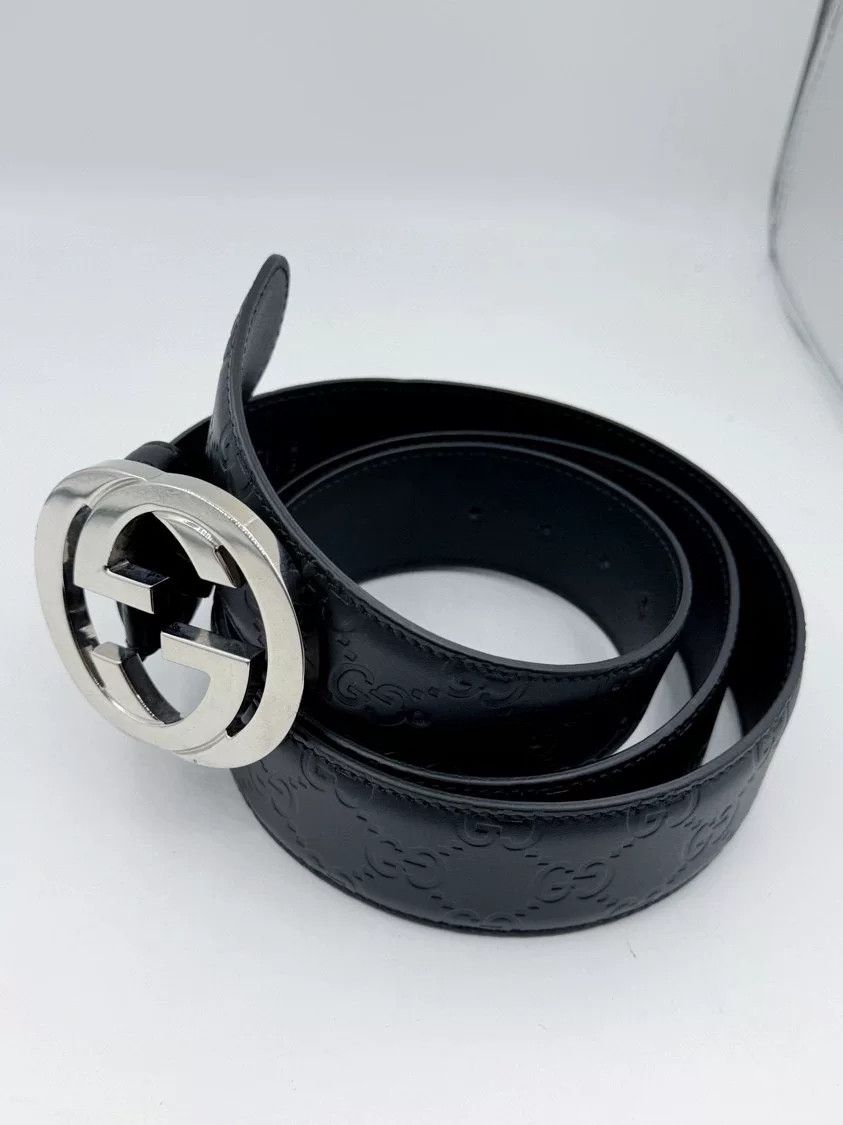 Gucci Gucci Men's Belt Classic Double G Buckle Size ONE SIZE - 3 Thumbnail