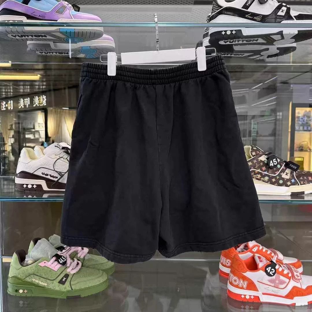 Balenciaga Balenciaga Embroidered Logo Shorts Size US 26 / EU 42 - 2 Thumbnail