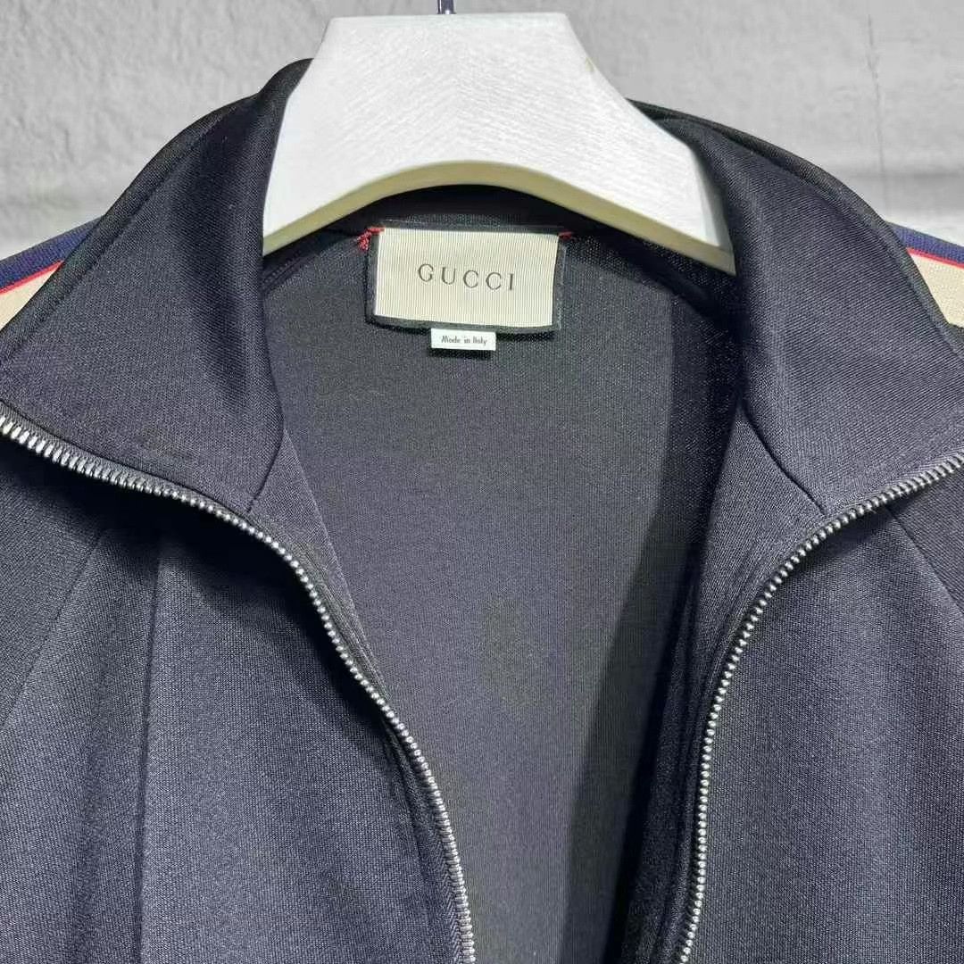 Gucci GUCCI Technical Jersey Track Jacket Size US M / EU 48-50 / 2 - 3 Thumbnail