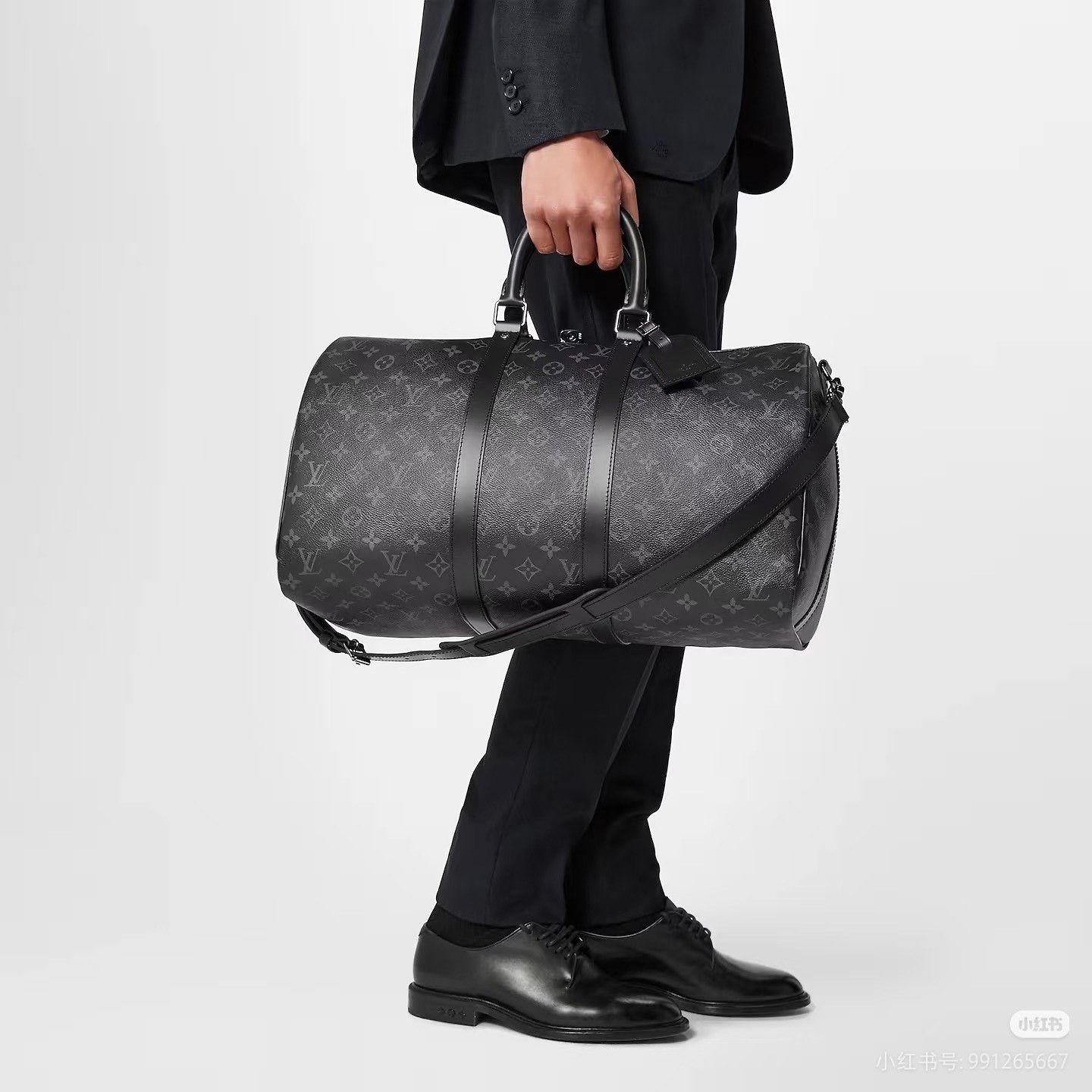 Louis Vuitton Louis Vuitton Keepall 45 Black Monogram Size ONE SIZE - 8 Thumbnail