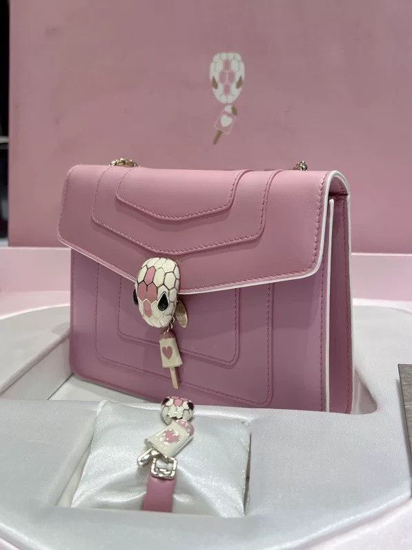 Bvlgari Bvlgari 2018 Valentine Limited Pink Accordion Bag Size ONE SIZE - 4 Thumbnail