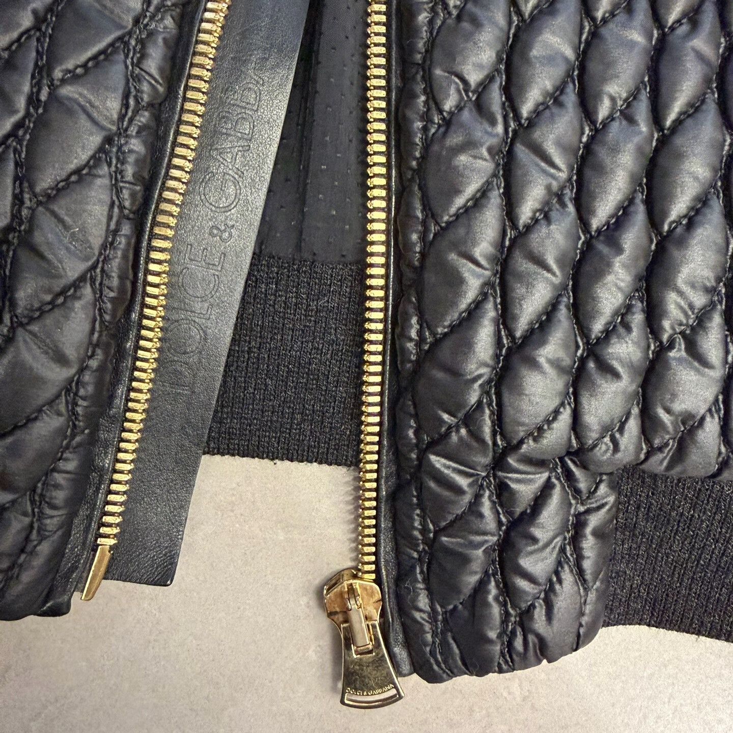 Dolce & Gabbana Dolce & Gabbana C Ronaldo Leather Cotton Jacket Size US L / EU 52-54 / 3 - 2 Thumbnail