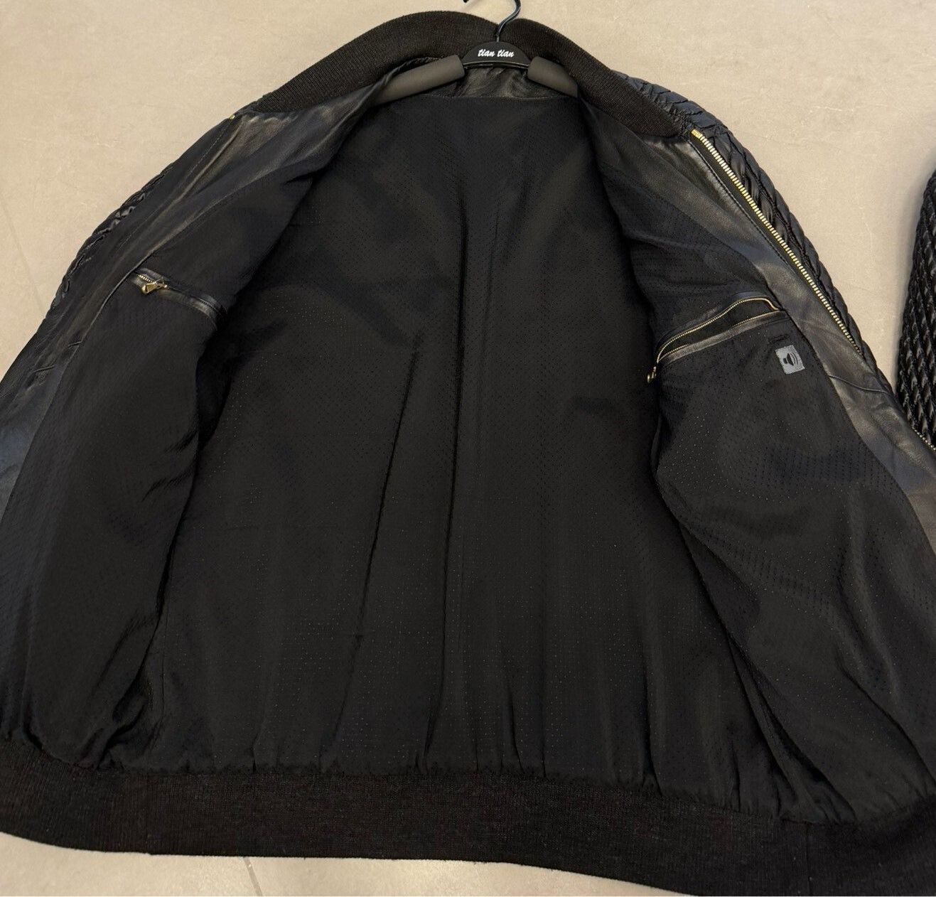 Dolce & Gabbana Dolce & Gabbana C Ronaldo Leather Cotton Jacket Size US L / EU 52-54 / 3 - 6 Thumbnail