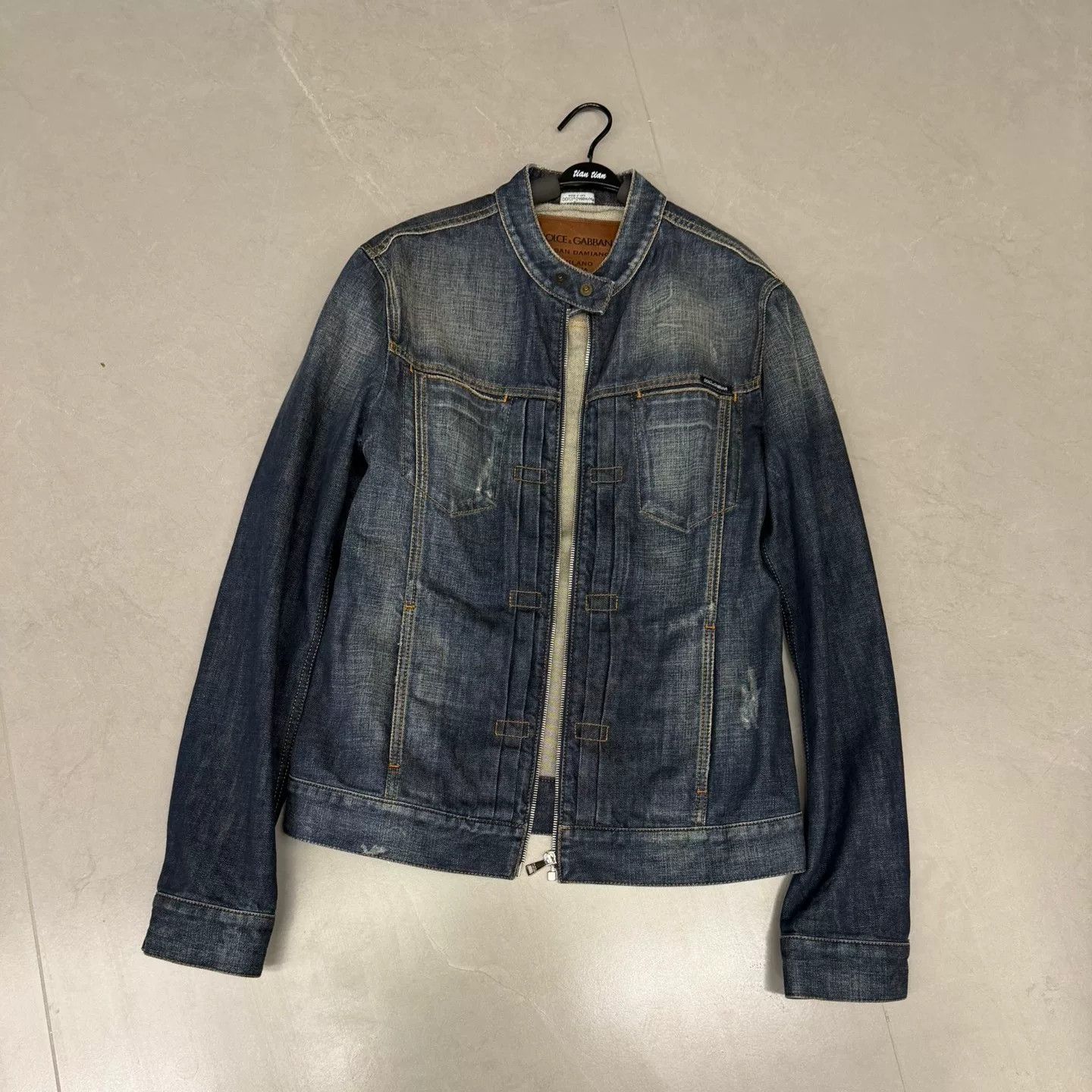 Dolce & Gabbana Dolce & Gabbana Messi Men's Denim Jacket Size US M / EU 48-50 / 2 - 2 Thumbnail