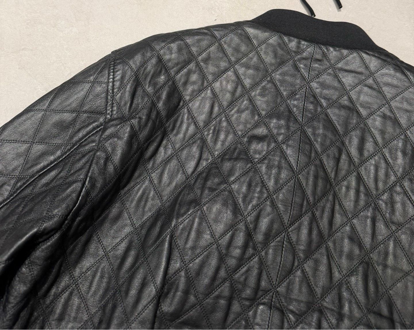 Dolce & Gabbana Dolce & Gabbana Lambskin Black Leather Jacket Size US M / EU 48-50 / 2 - 8 Thumbnail