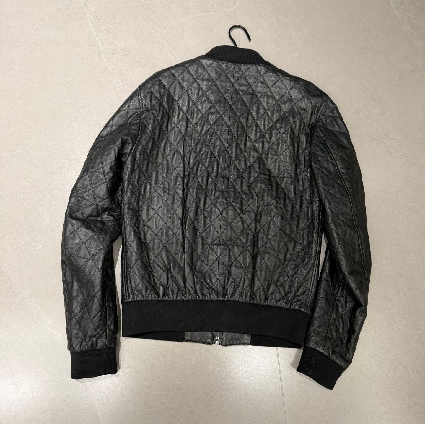 Dolce & Gabbana Dolce & Gabbana Lambskin Black Leather Jacket Size US M / EU 48-50 / 2 - 7 Thumbnail
