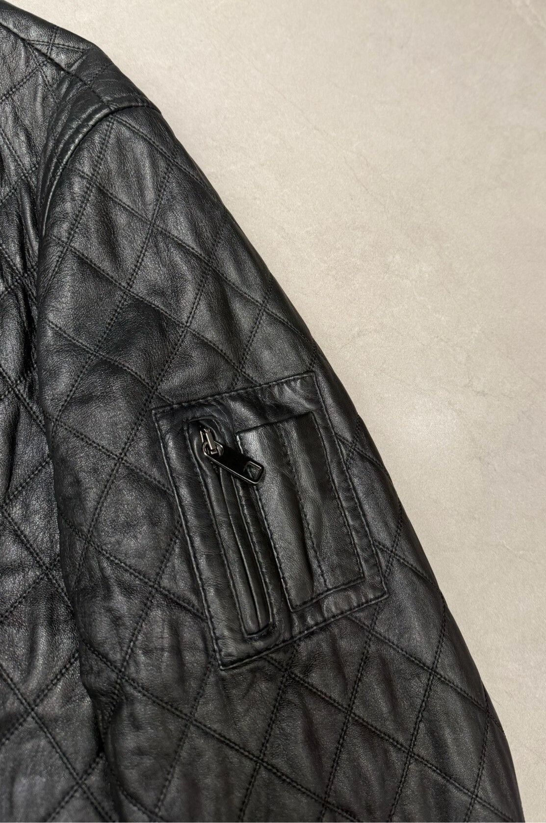 Dolce & Gabbana Dolce & Gabbana Lambskin Black Leather Jacket Size US M / EU 48-50 / 2 - 3 Thumbnail
