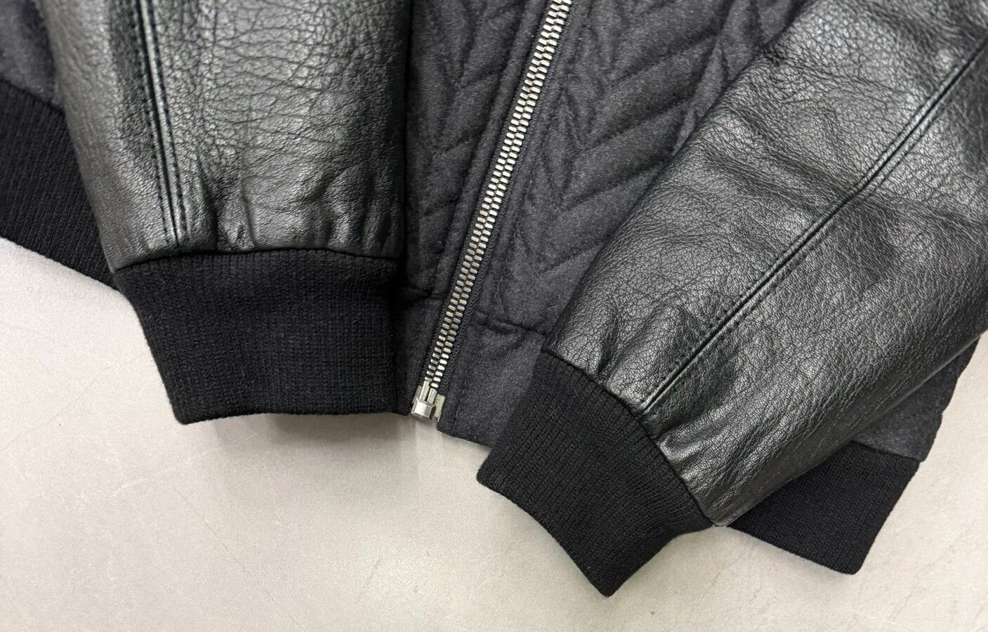 Dolce & Gabbana Dolce & Gabbana Lambskin Patchwork Leather Jacket Size US S / EU 44-46 / 1 - 2 Thumbnail