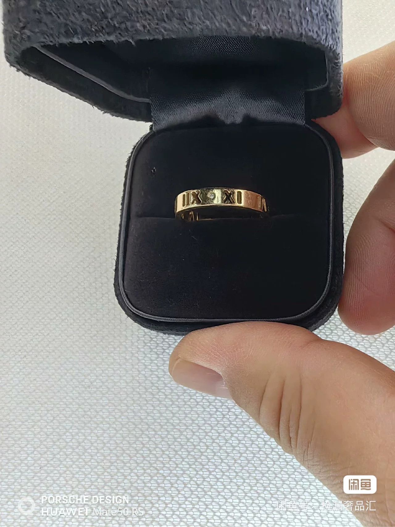 Tiffany & Co. Tiffany Roman Hollow Four-Diamond Ring Size ONE SIZE - 2 Thumbnail