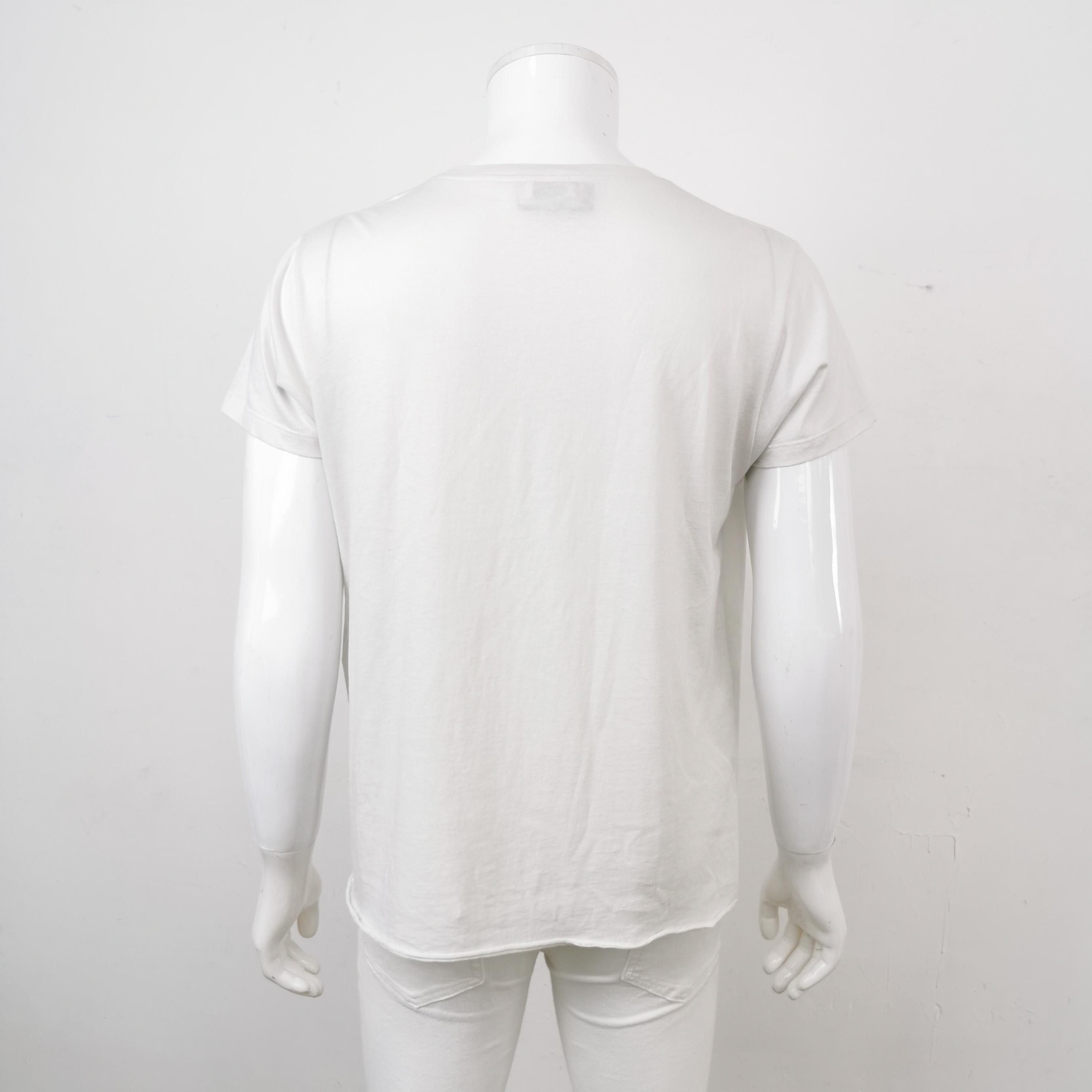 Saint Laurent Paris Saint Laurent Cotton Graphic Crewneck T-Shirt L Size US L / EU 52-54 / 3 - 4 Thumbnail
