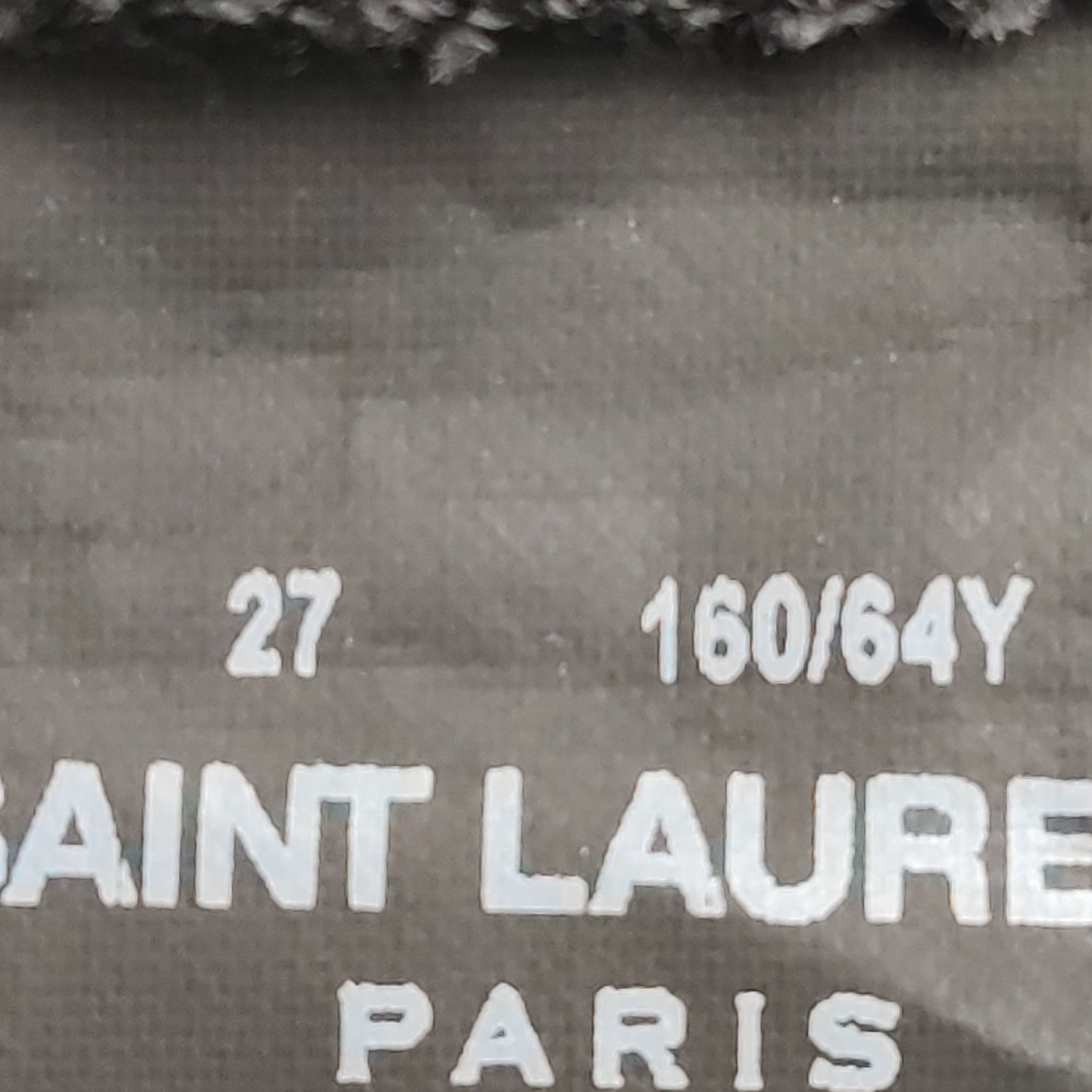 Saint Laurent Paris Saint Laurent Black Patterned Slim Jeans Size US 27 - 12 Thumbnail