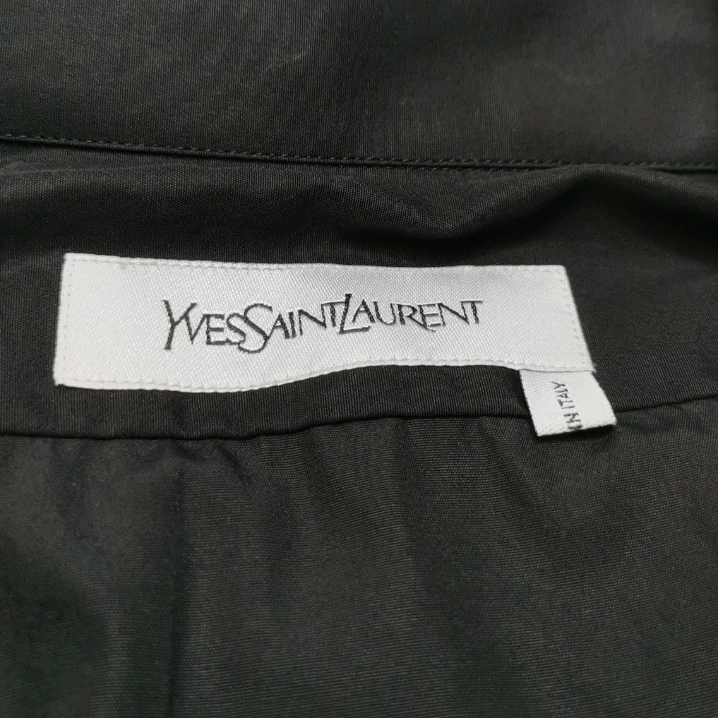 Saint Laurent Paris Saint Laurent XS Cotton-Linen Collared Coat Size US M / EU 48-50 / 2 - 11 Thumbnail