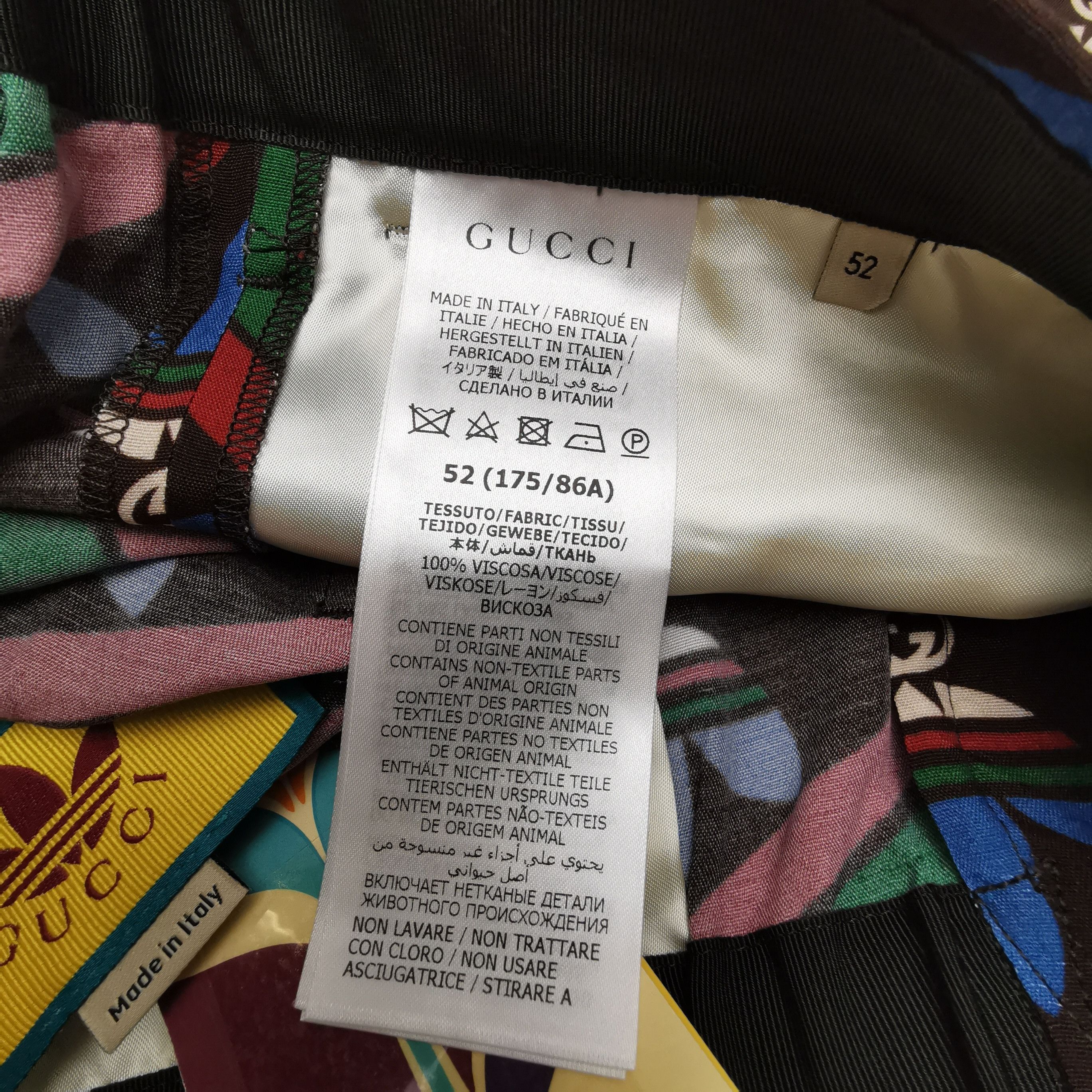 Gucci Gucci x adidas Trefoil Print Colorblock Shorts XL Size US 36 / EU 52 - 15 Thumbnail