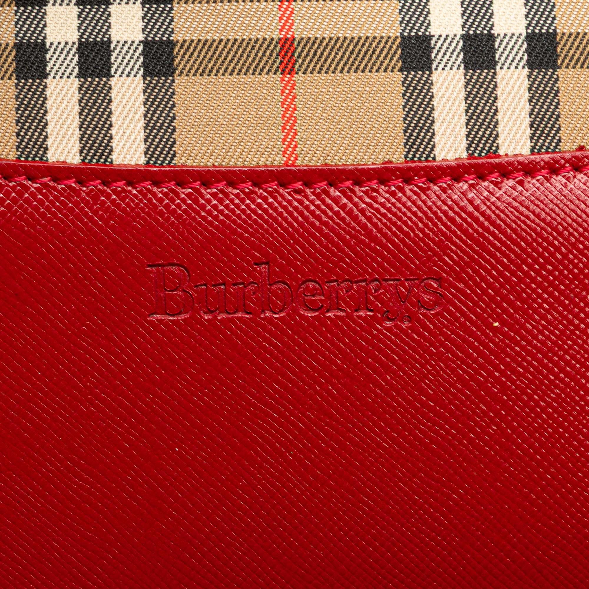 Burberry Haymarket Check Canvas Tote Size ONE SIZE - 6 Thumbnail
