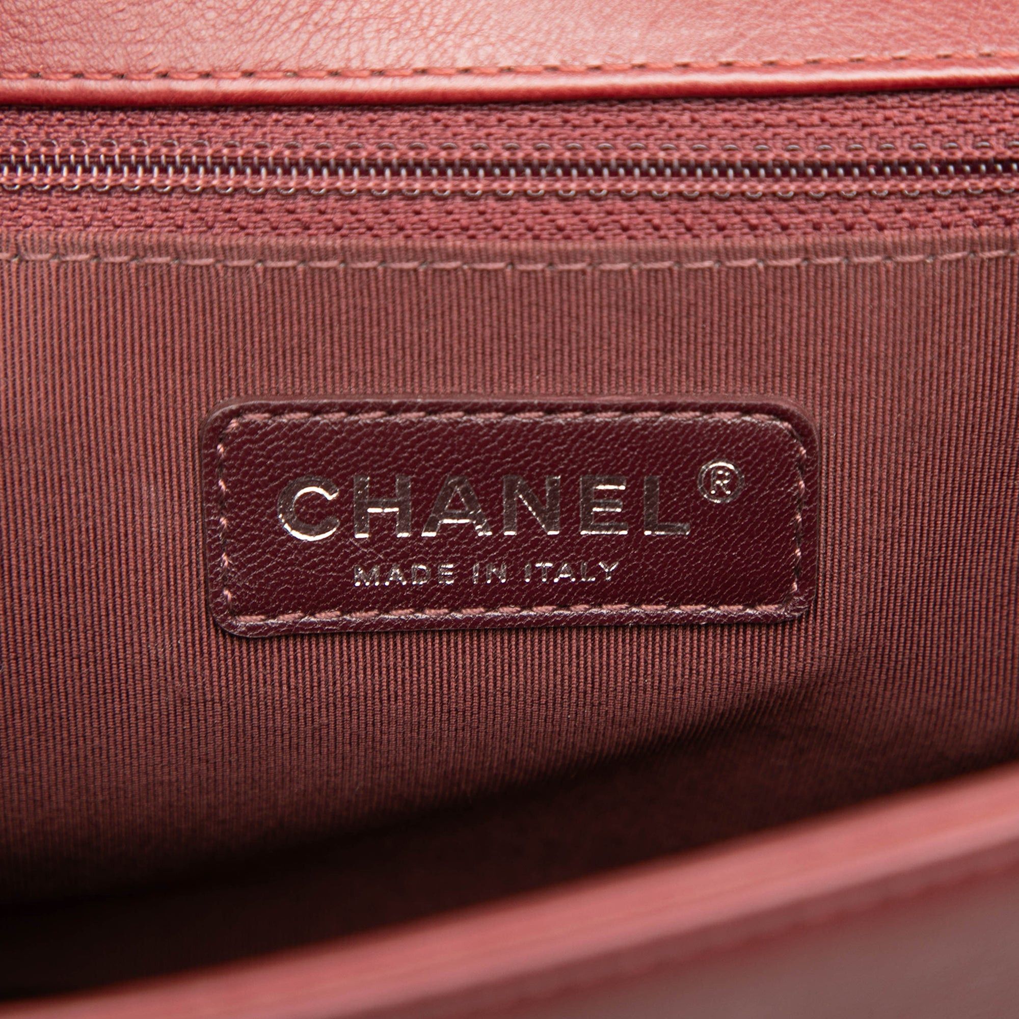 Chanel Medium Quilted Lambskin Double Stitch Boy Flap Size ONE SIZE - 5 Thumbnail