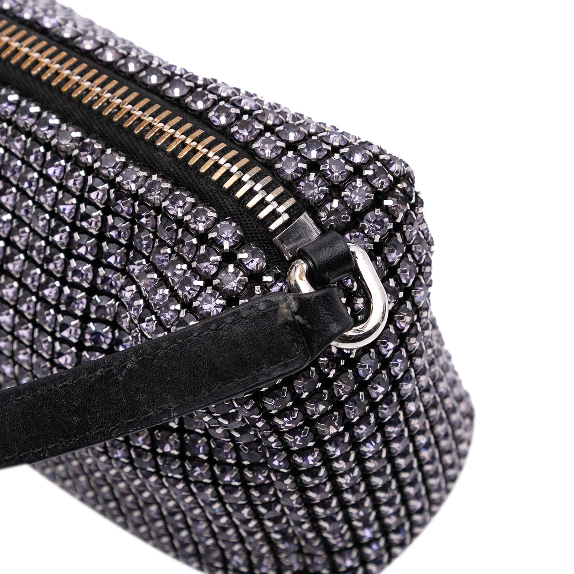 Alexander Wang Mesh Crystal Heiress Pouch Size ONE SIZE - 10 Thumbnail