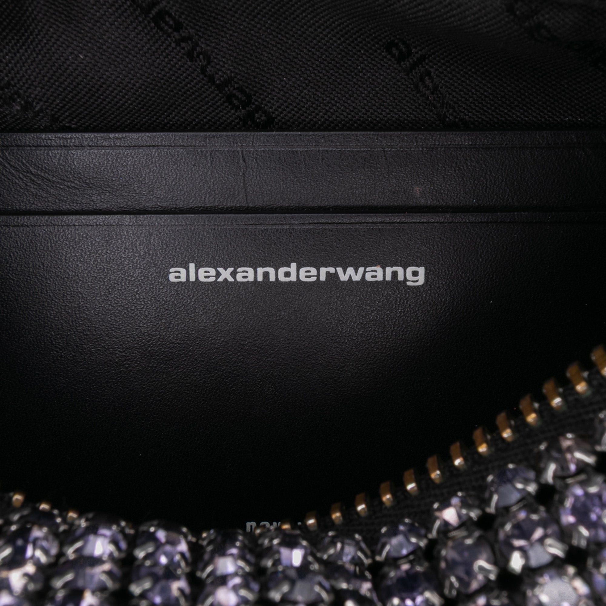 Alexander Wang Mesh Crystal Heiress Pouch Size ONE SIZE - 5 Thumbnail