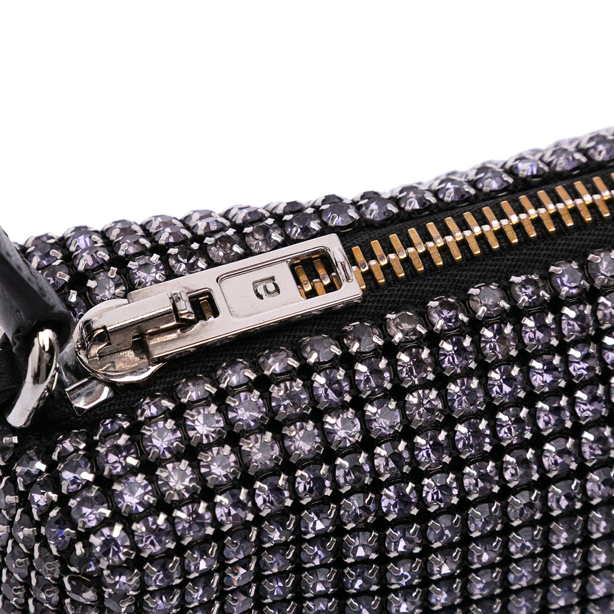 Alexander Wang Mesh Crystal Heiress Pouch Size ONE SIZE - 7 Thumbnail