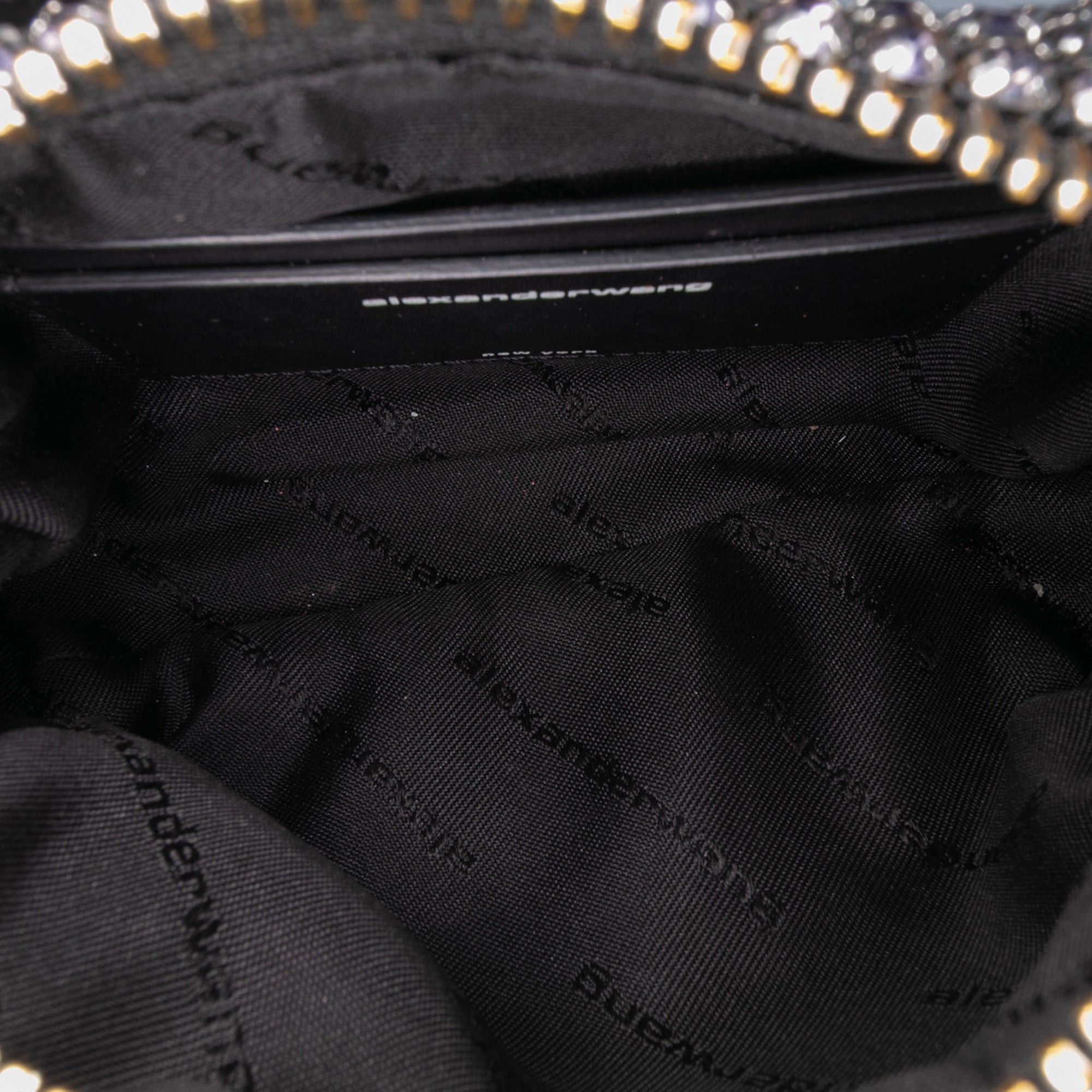 Alexander Wang Mesh Crystal Heiress Pouch Size ONE SIZE - 4 Thumbnail