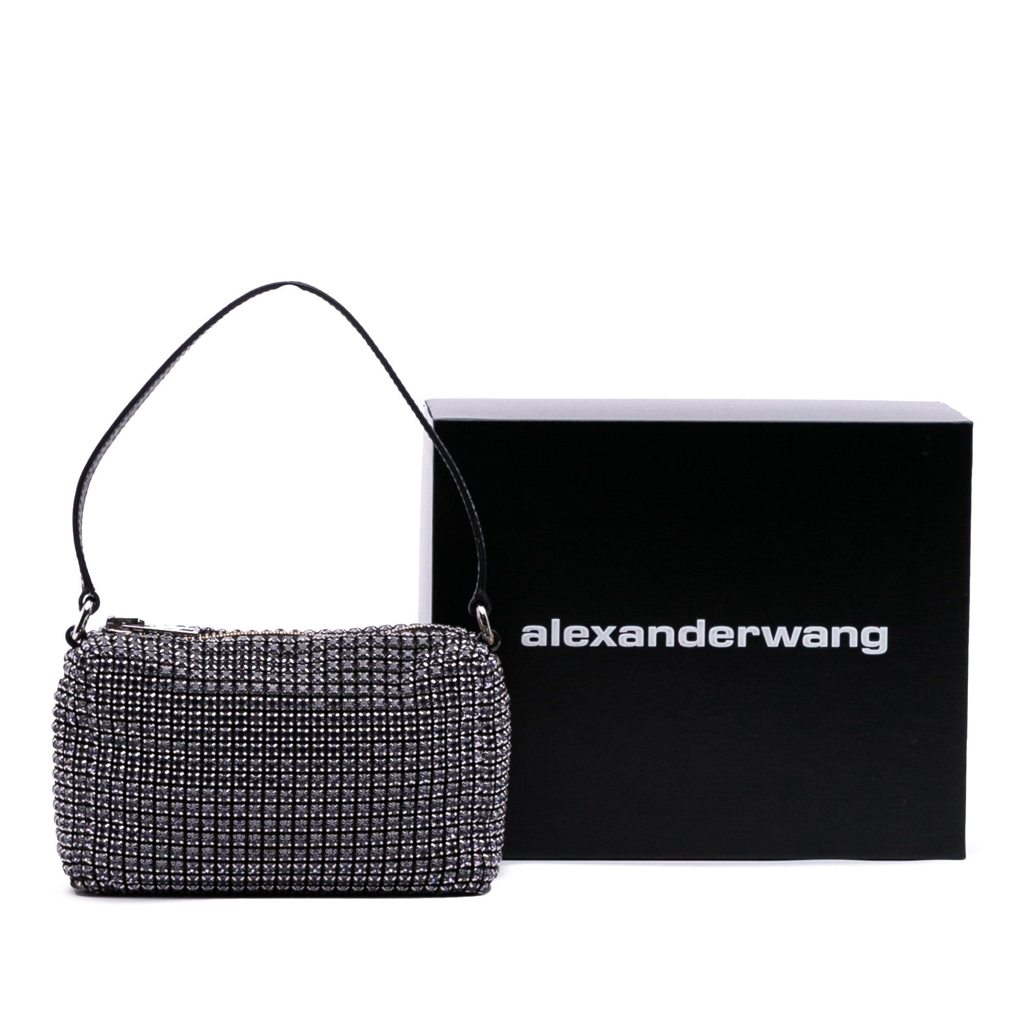 Alexander Wang Mesh Crystal Heiress Pouch Size ONE SIZE - 12 Thumbnail