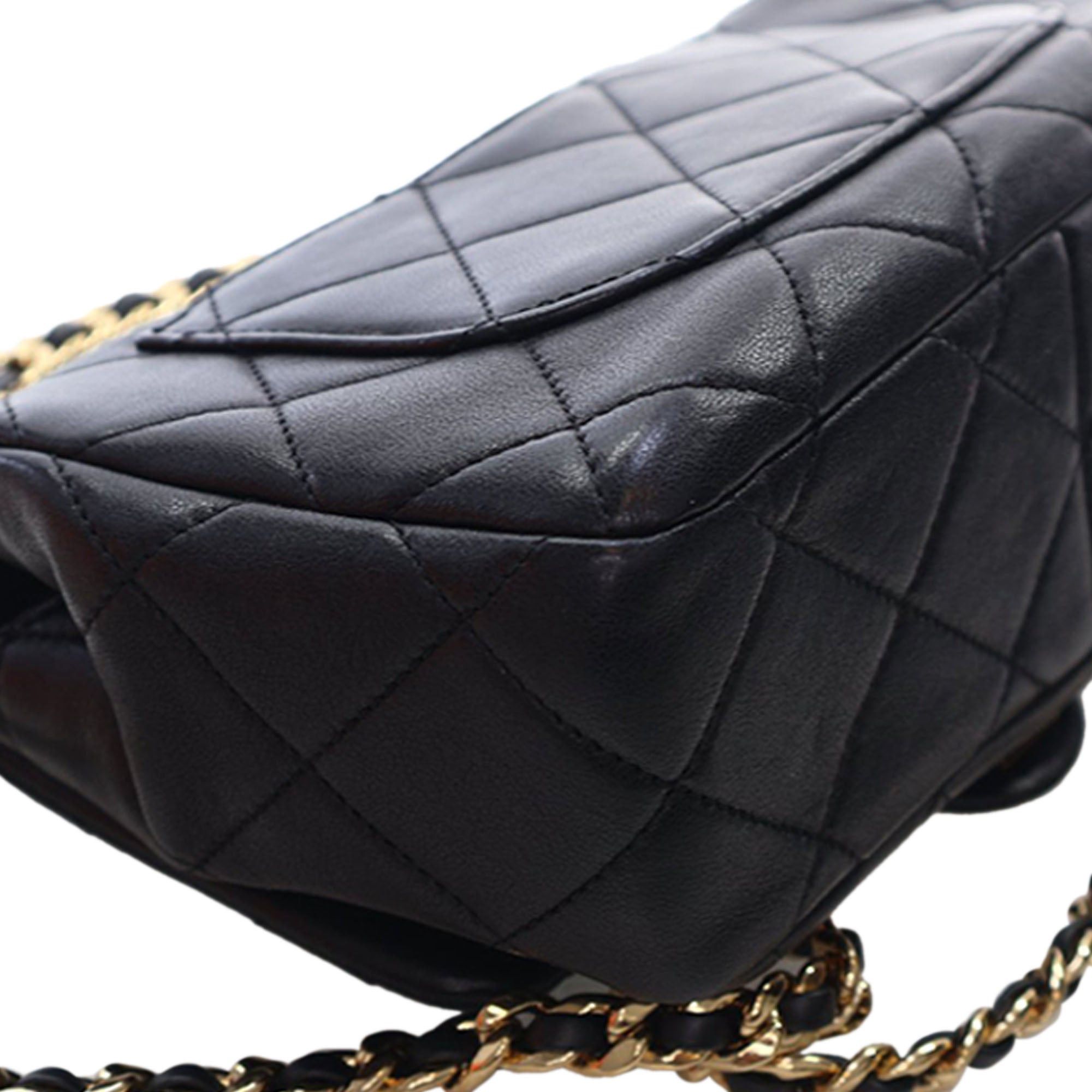 Chanel Small Quilted Lambskin Round Top Handle Flap Size ONE SIZE - 12 Thumbnail