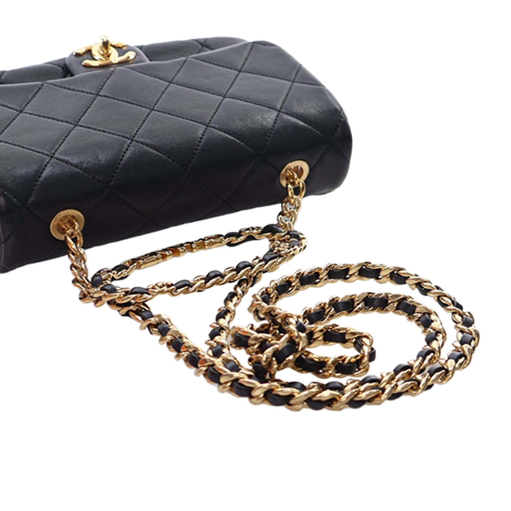 Chanel Small Quilted Lambskin Round Top Handle Flap Size ONE SIZE - 13 Thumbnail